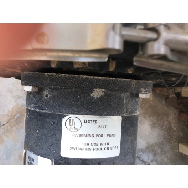 A.O. Smith Century 2.0 HP Square Flange 56Y Full Rate EE Motor - B2843