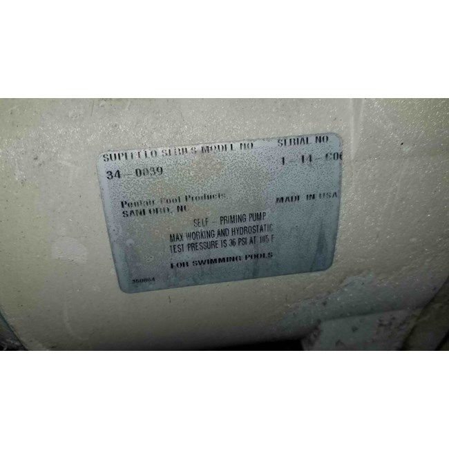 A.O. Smith Century 2.0 HP Square Flange 56Y Full Rate Motor - B2748