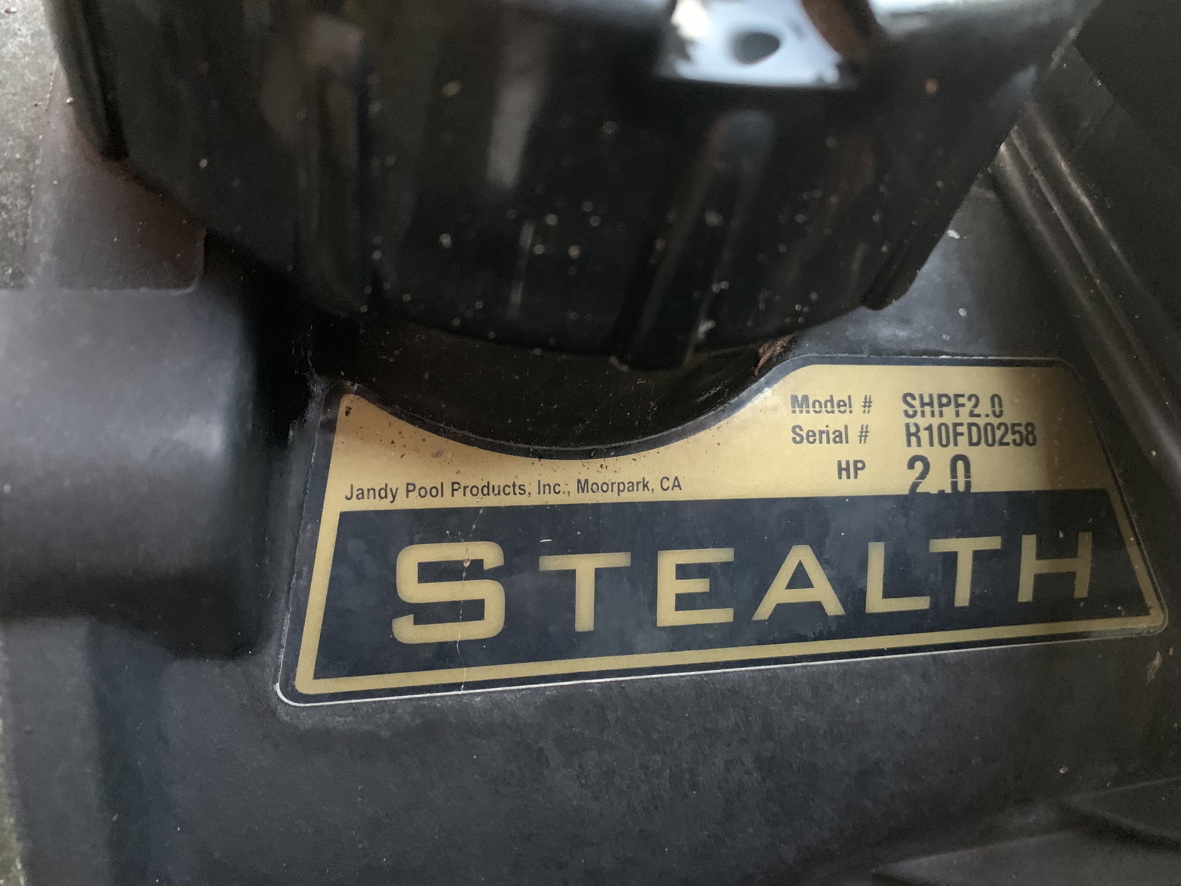 Century® (A.O. Smith) 2.0 HP Up-Rate Pool Pump Motor - B855  Square Flange | 56Y Frame | Single Speed - B2855