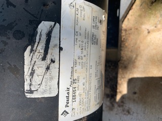 Century® (A.O. Smith) 2.0 HP Up-Rate Pool Pump Motor - B855  Square Flange | 56Y Frame | Single Speed - B2855