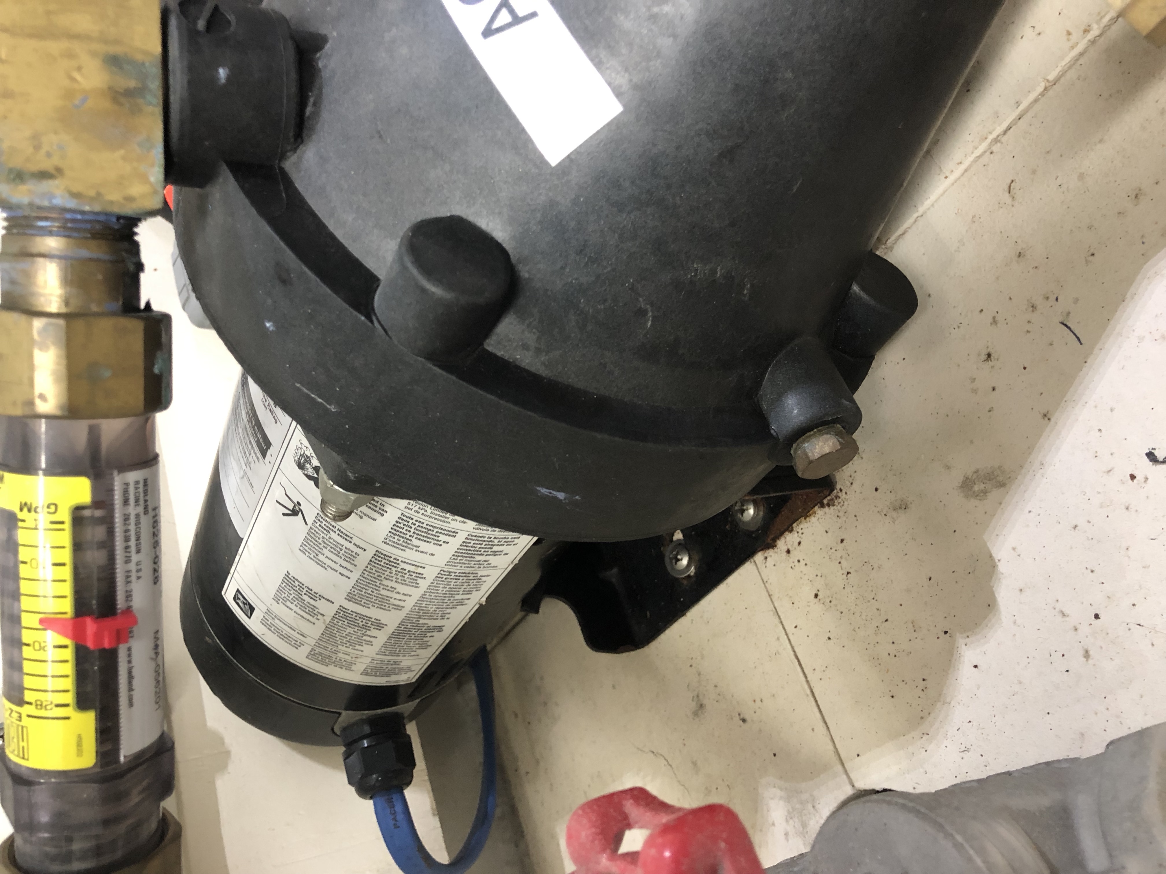 Century (A.O. Smith) 0.75 HP Up Rate Motor, Round Flange 56J Frame, Single Speed - Model UST1072