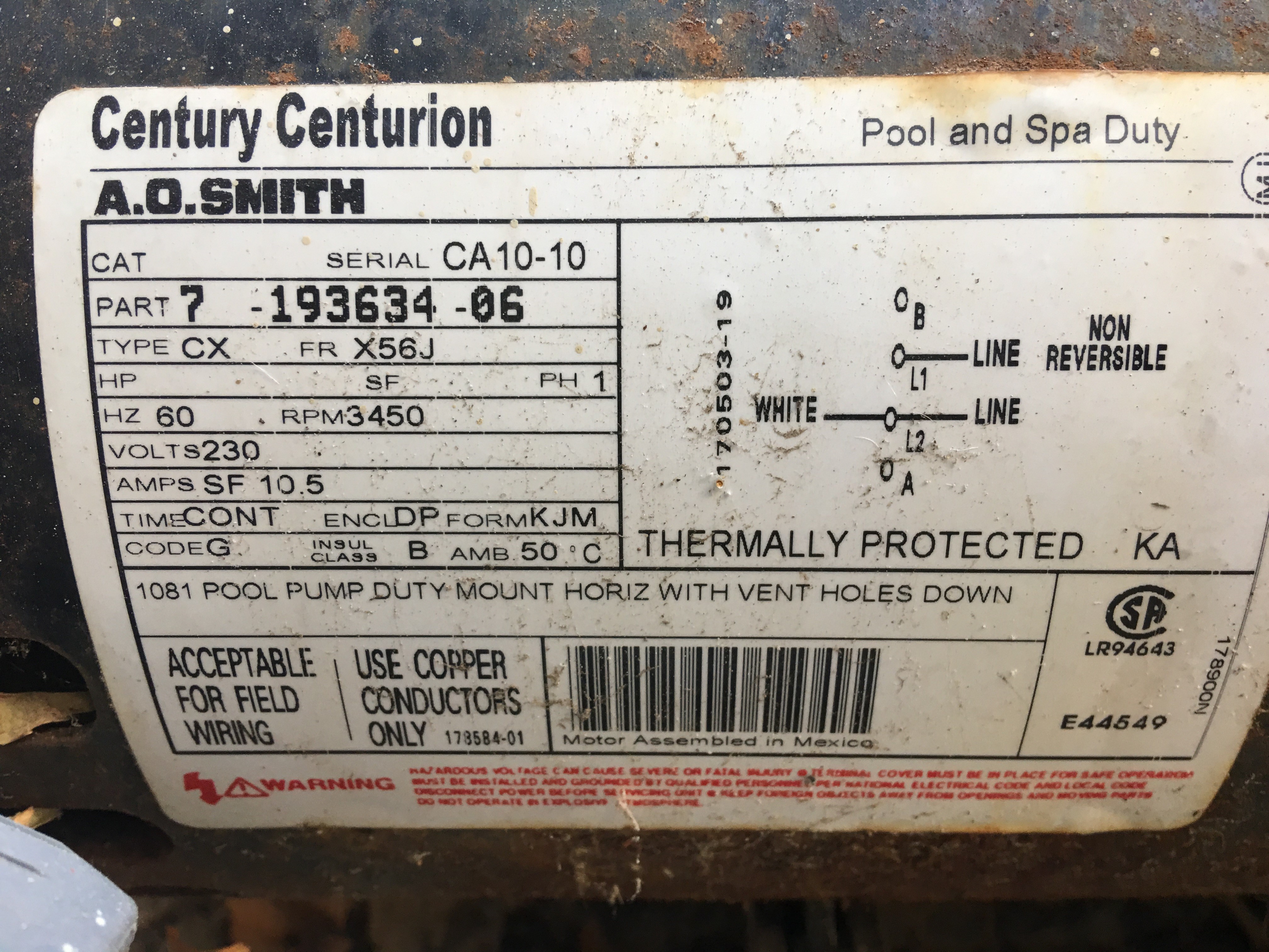 AO Smith Replacement Capacitor, 25 MFD, 370V 628318307 (Generic)