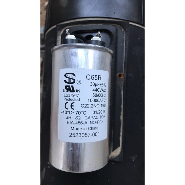 Questions for A.O. Smith RUN CAPACITOR, 30 MFD 440 VAC This Questions for A.O. Smith RUN CAPACITOR, 30 MFD 440 VAC This