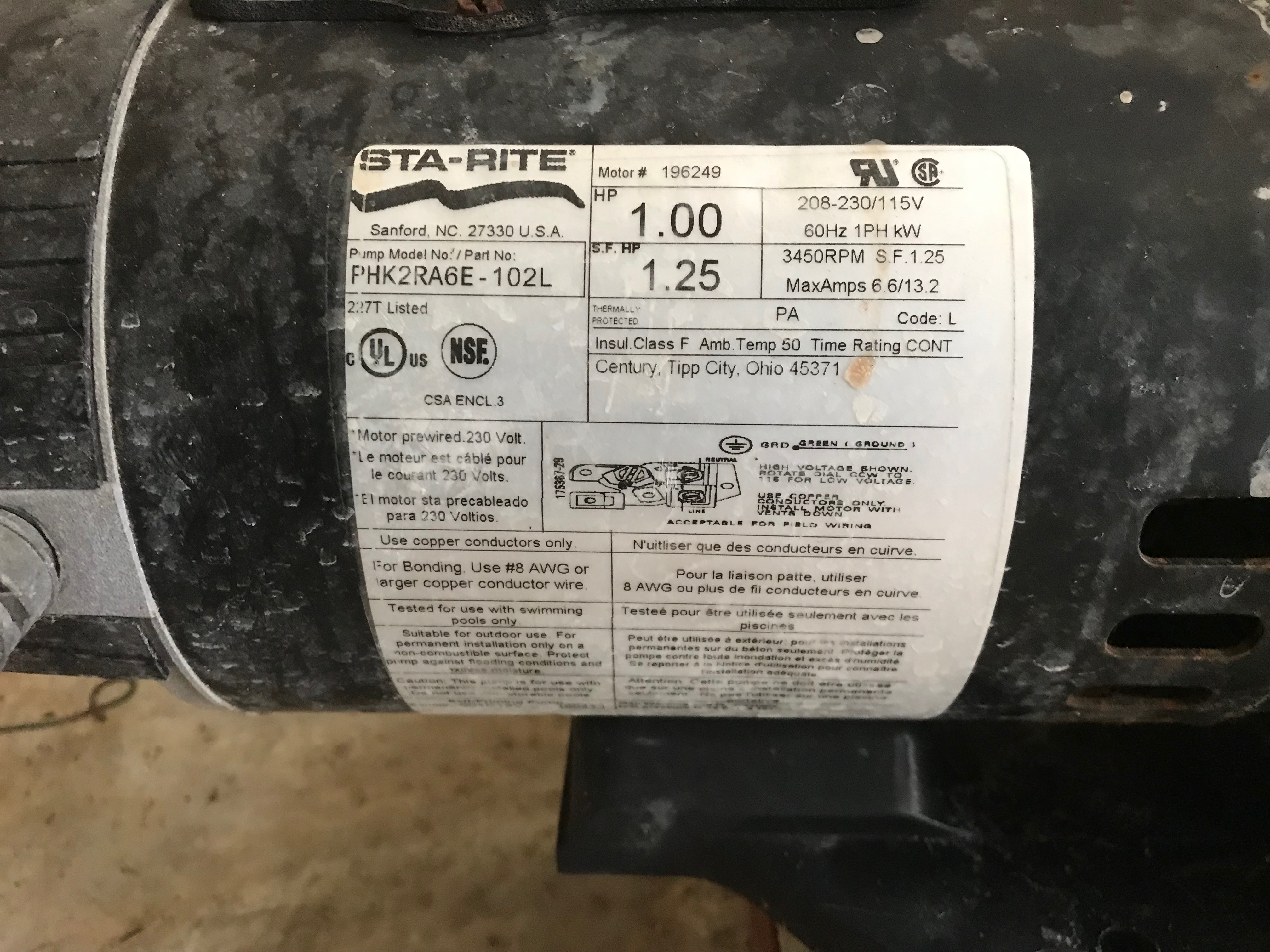 Century (A.O. Smith) 1.65 HP Motor, V-Green, Round Flange 56J, Variable Speed, 208-230V - Model ECM16CU (Discontinued)