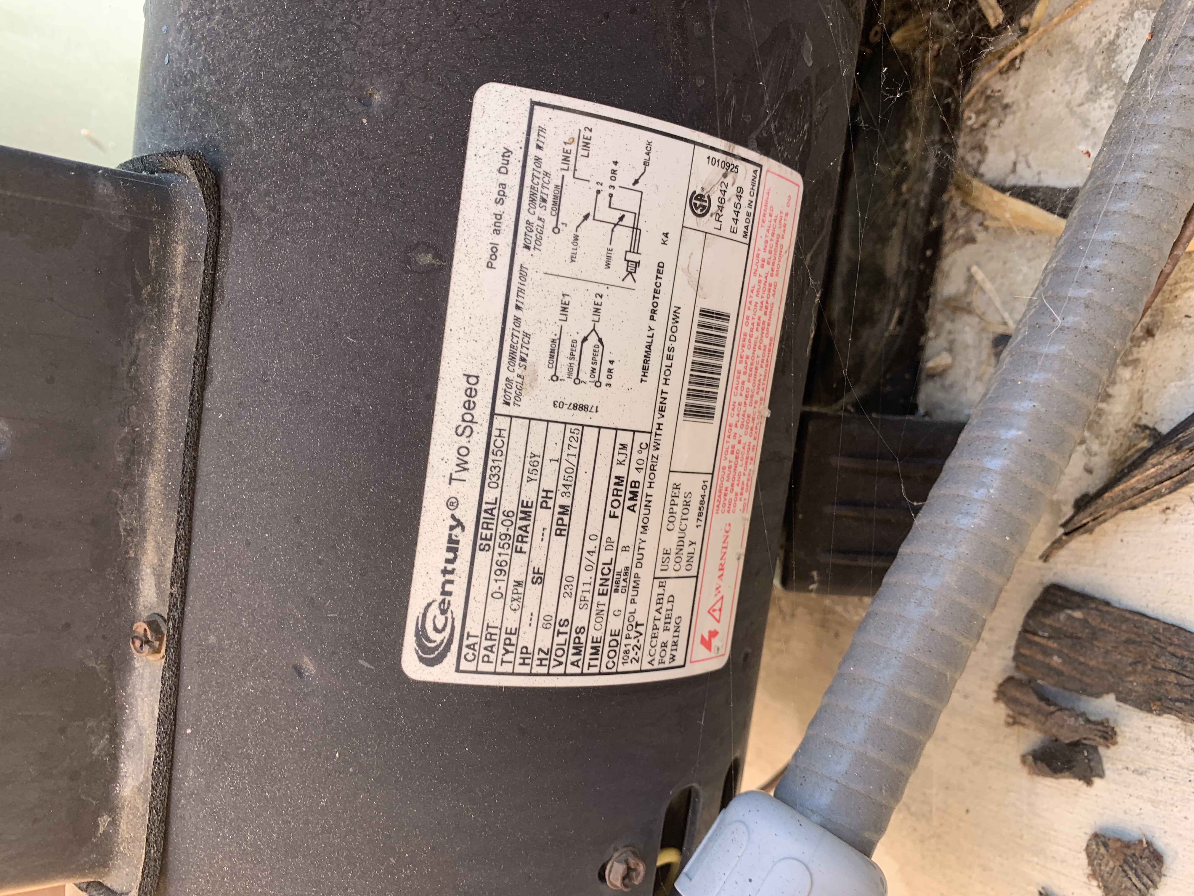 A.O. Smith Discontinued V-Green 2.7 HP Square Flange 48Y Variable Speed Motor - ECM27SQU