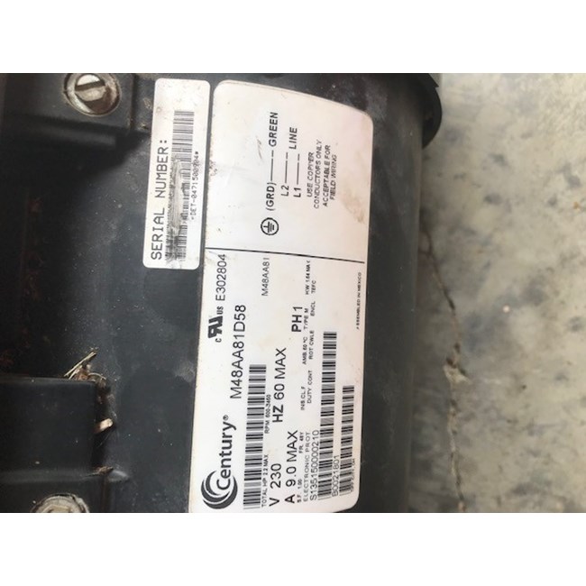 A.O. Smith V-Green 2.7 HP Square Flange 48Y Variable Speed Motor - ECM27SQU