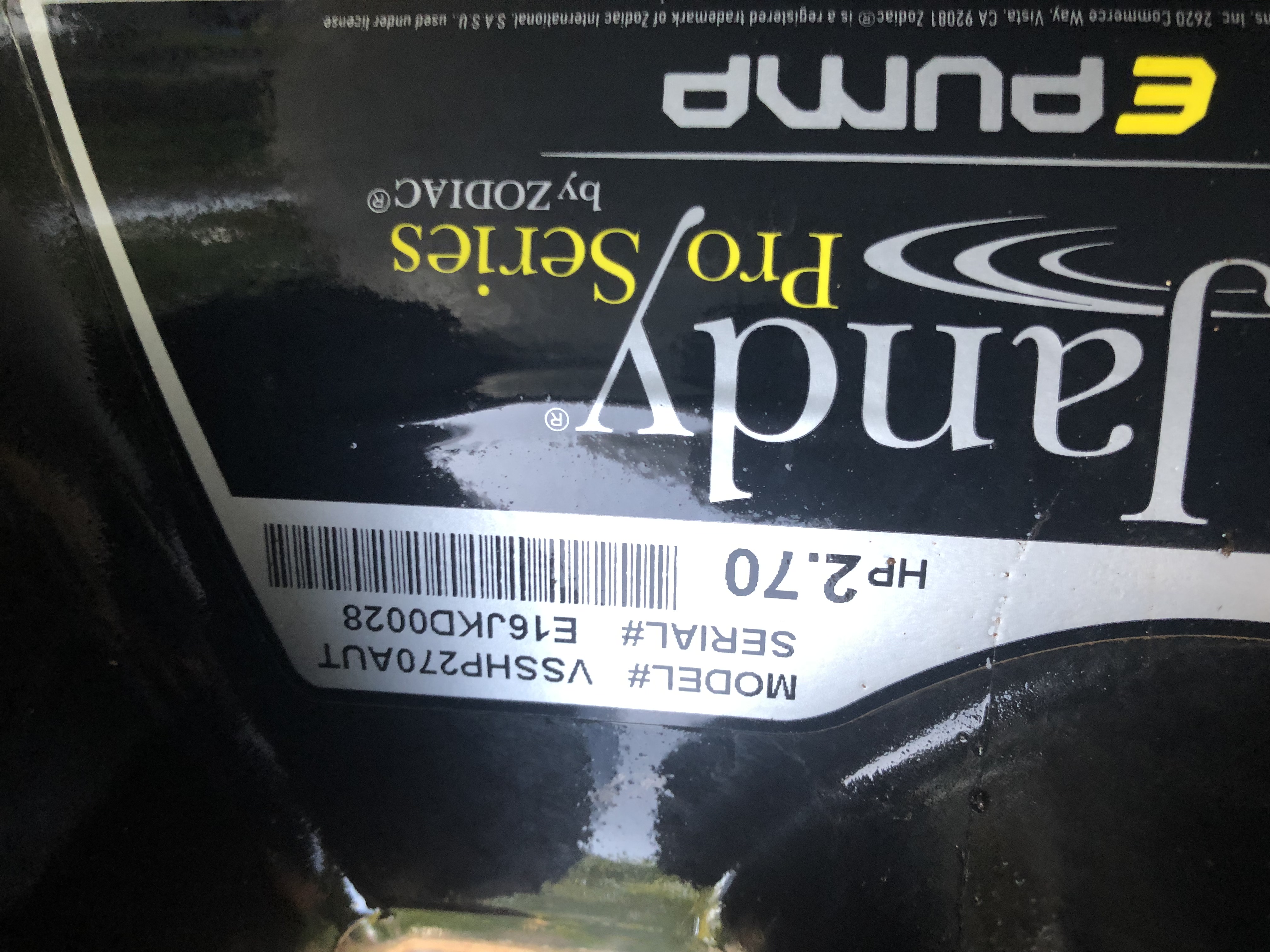 A.O. Smith Discontinued V-Green 2.7 HP Square Flange 48Y Variable Speed Motor - ECM27SQU