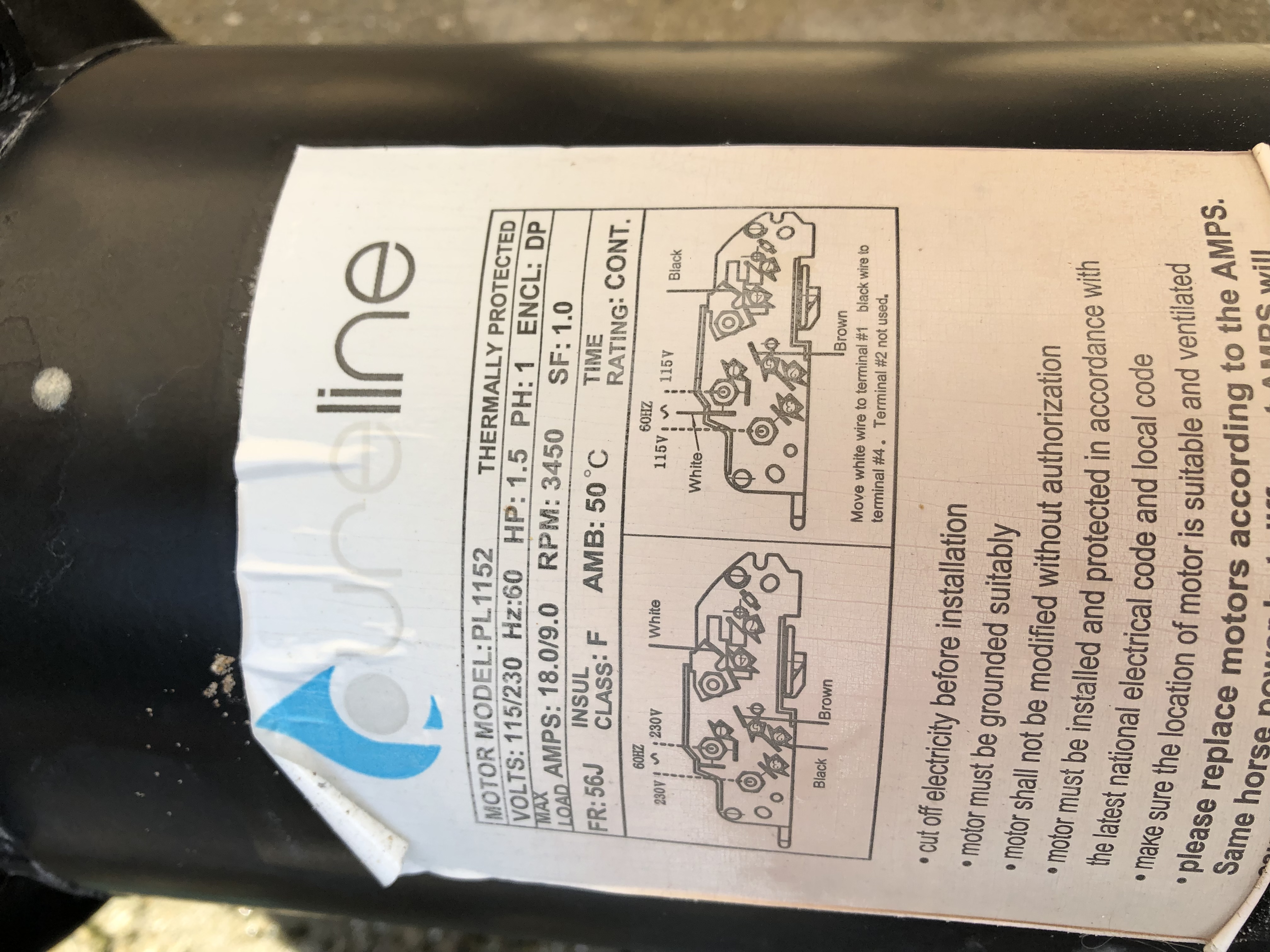 A.O. Smith Discontinued V-Green 2.7 HP Square Flange 48Y Variable Speed Motor - ECM27SQU