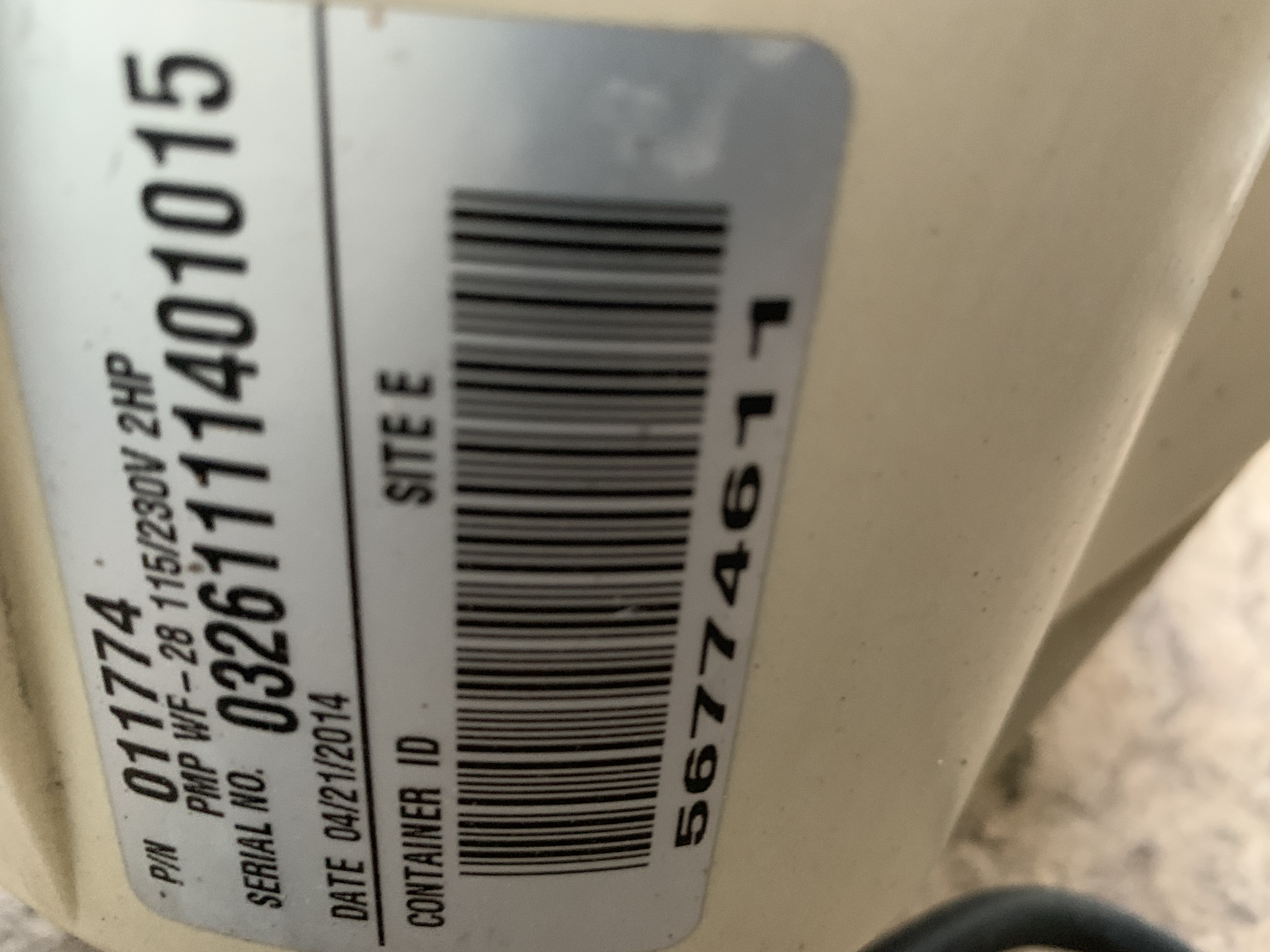 A.O. Smith Discontinued V-Green 2.7 HP Square Flange 48Y Variable Speed Motor - ECM27SQU