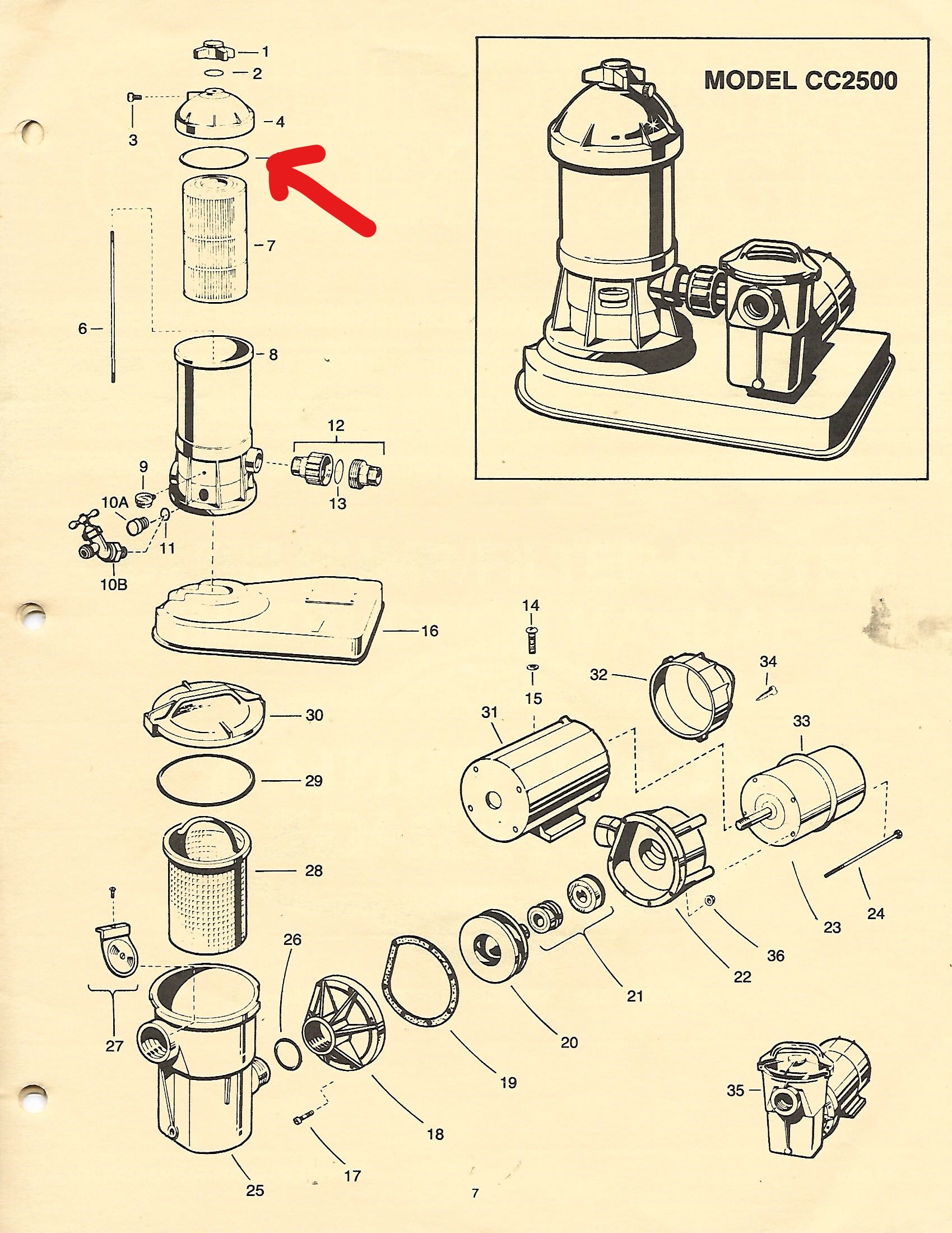 Generic O305 Pool Filter Head Gasket for Hayward Star Clear Filter