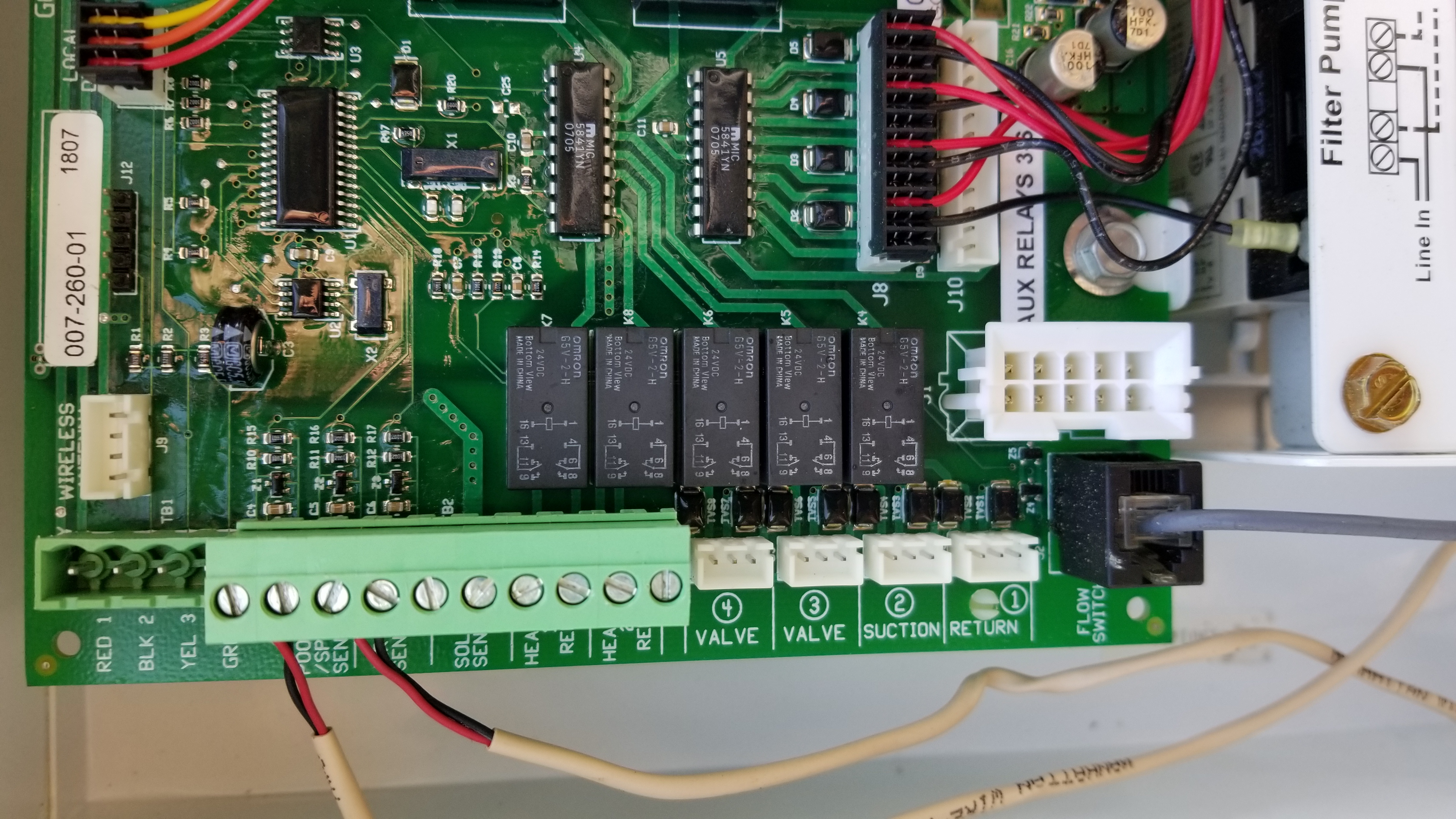 Hayward® AquaLogic® Main PCB Board - GLX-PCB-MAIN - GLXPCBMAIN