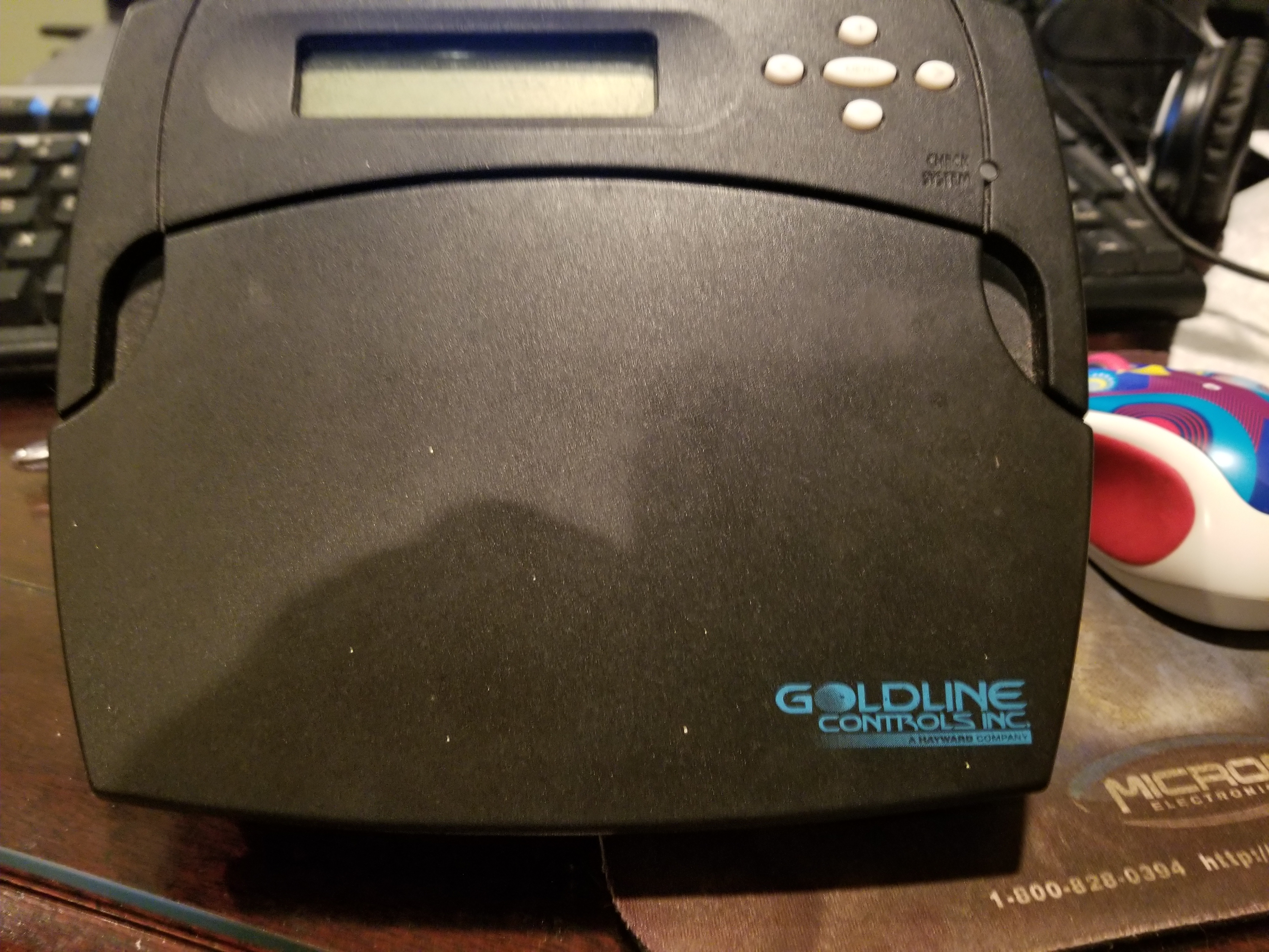 Goldline Controls Wireless Table Top Remote Black