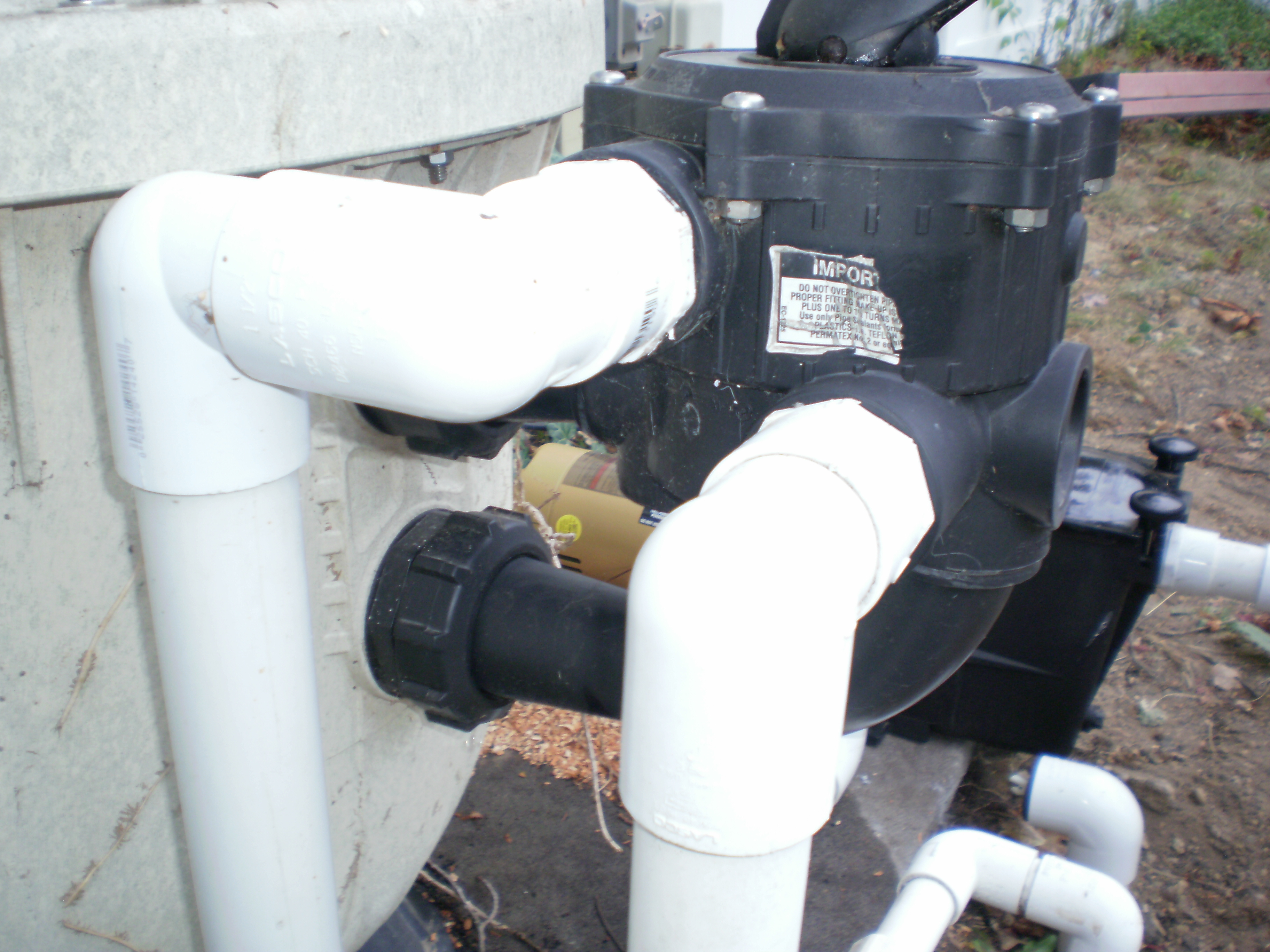 Hayward Multiport VariFlo DE Filter Backwash Valve, 11/2