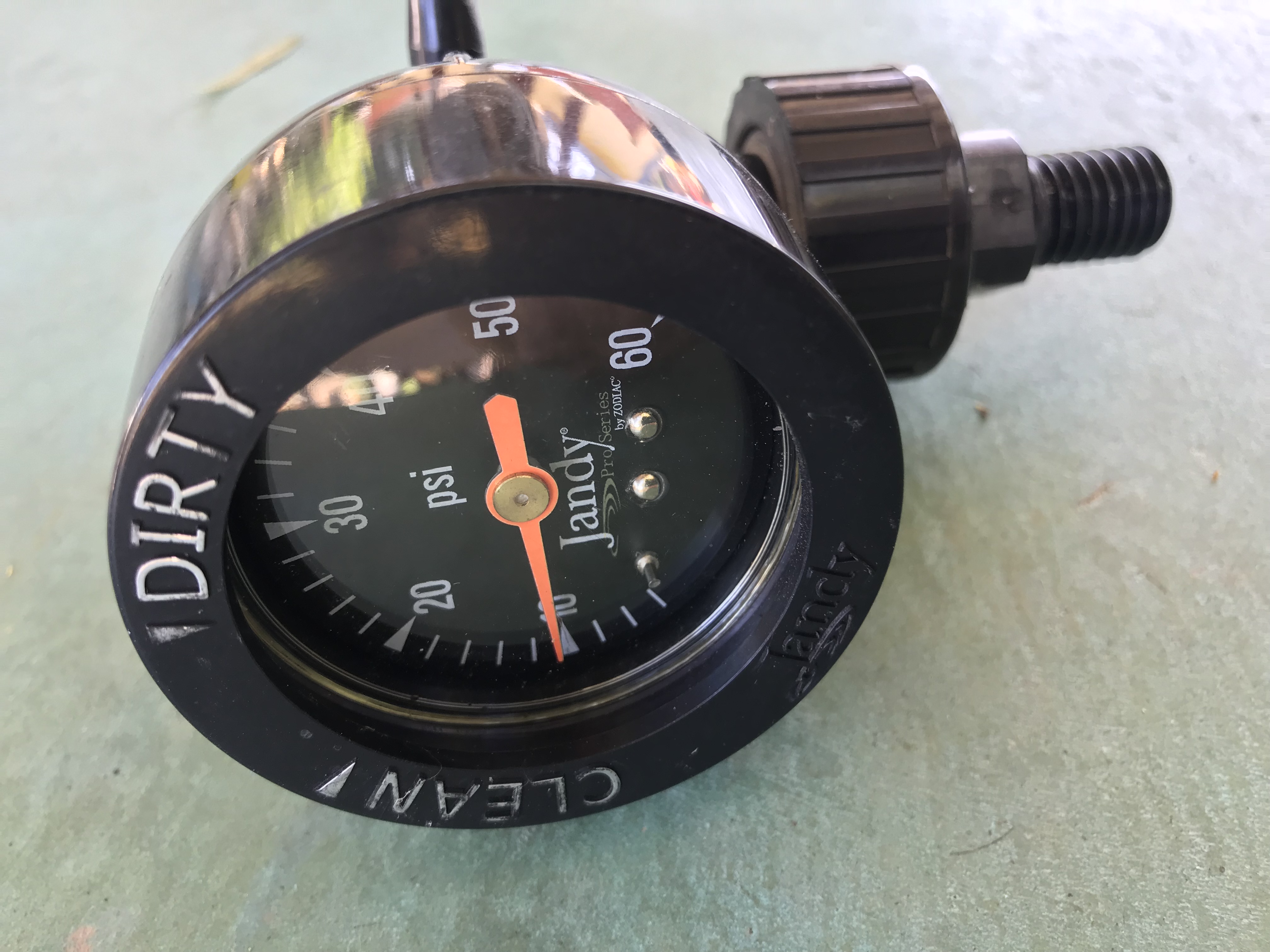 Air Relief Assembly, Jandy, w/Gauge & Tank Adapter | R0357200