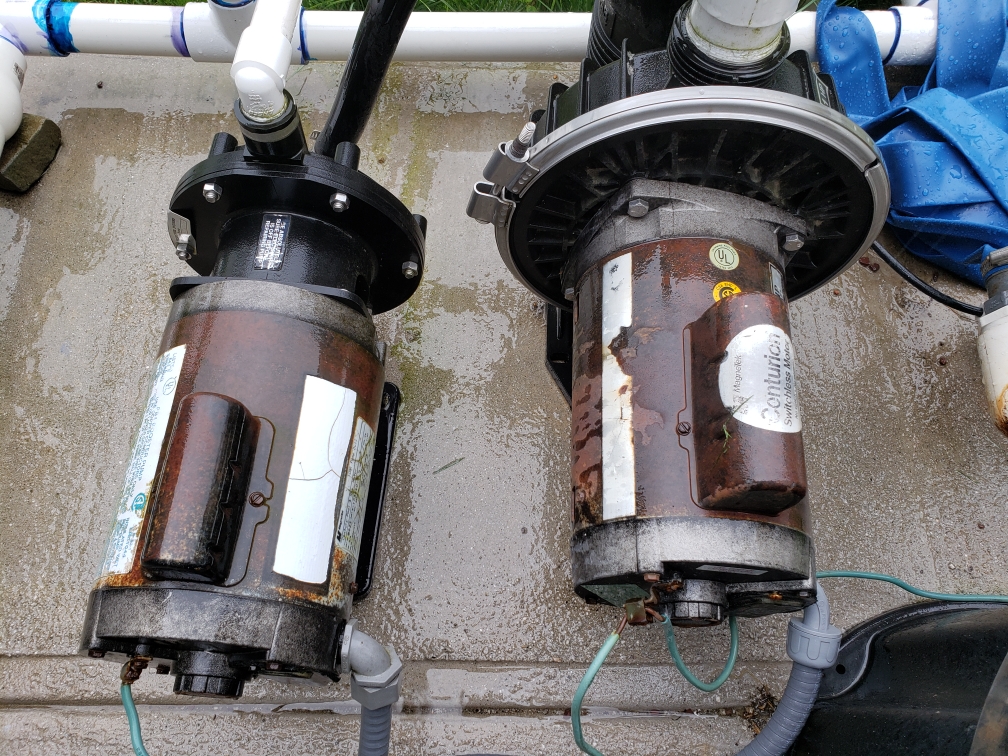 Century (A.O. Smith) 1.0 HP Up Rate Motor, Square Flange 56Y Frame, Single Speed - Model B2853