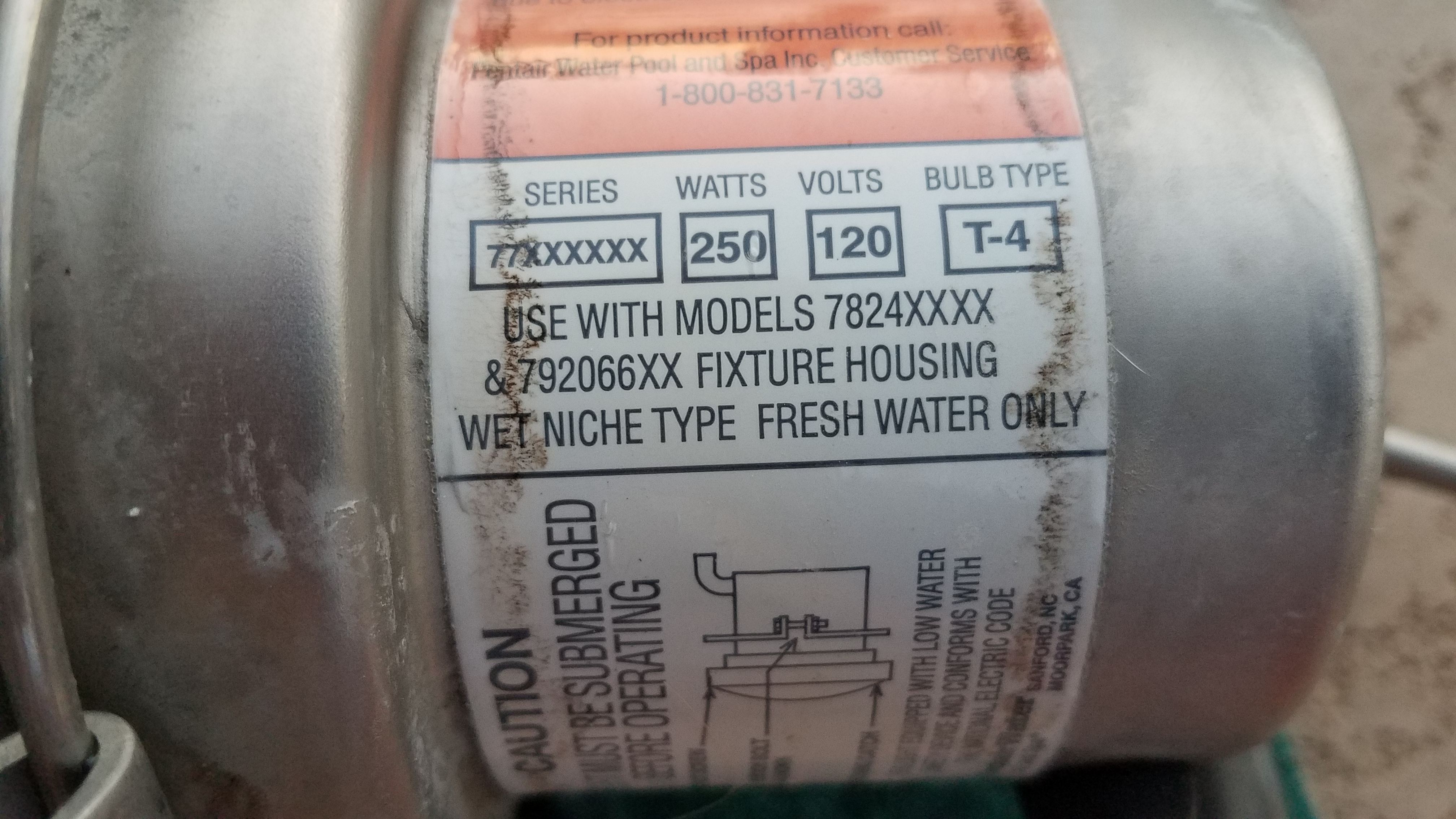 Pentair IntelliBrite 5G 120v 50' Color LED Pool Light - 601001