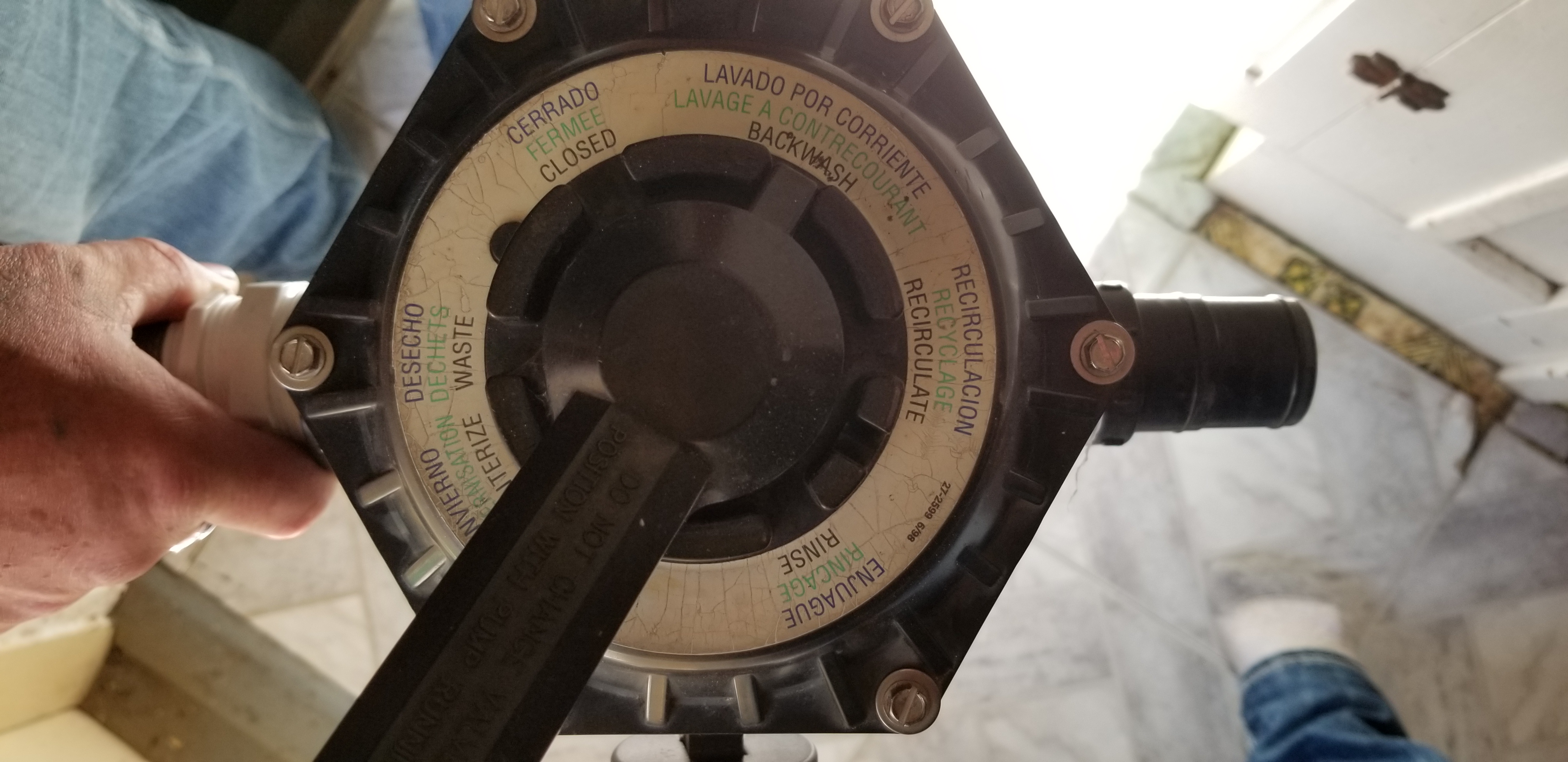 Praher Top Mount Multiport Valve 6-Way - TM-12-L