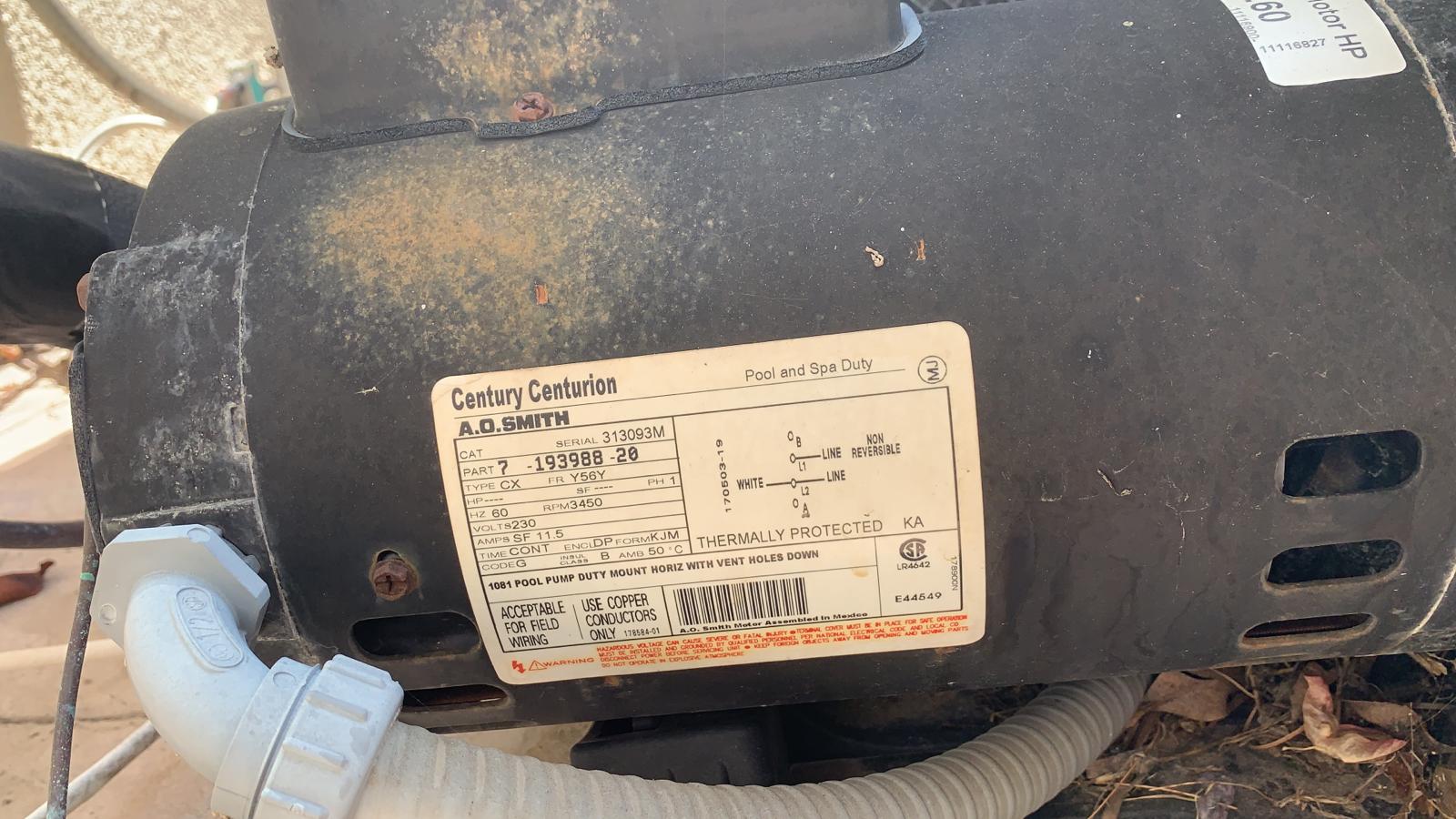 Pureline 1.5 H.P In Ground Pool Pump - PL1601