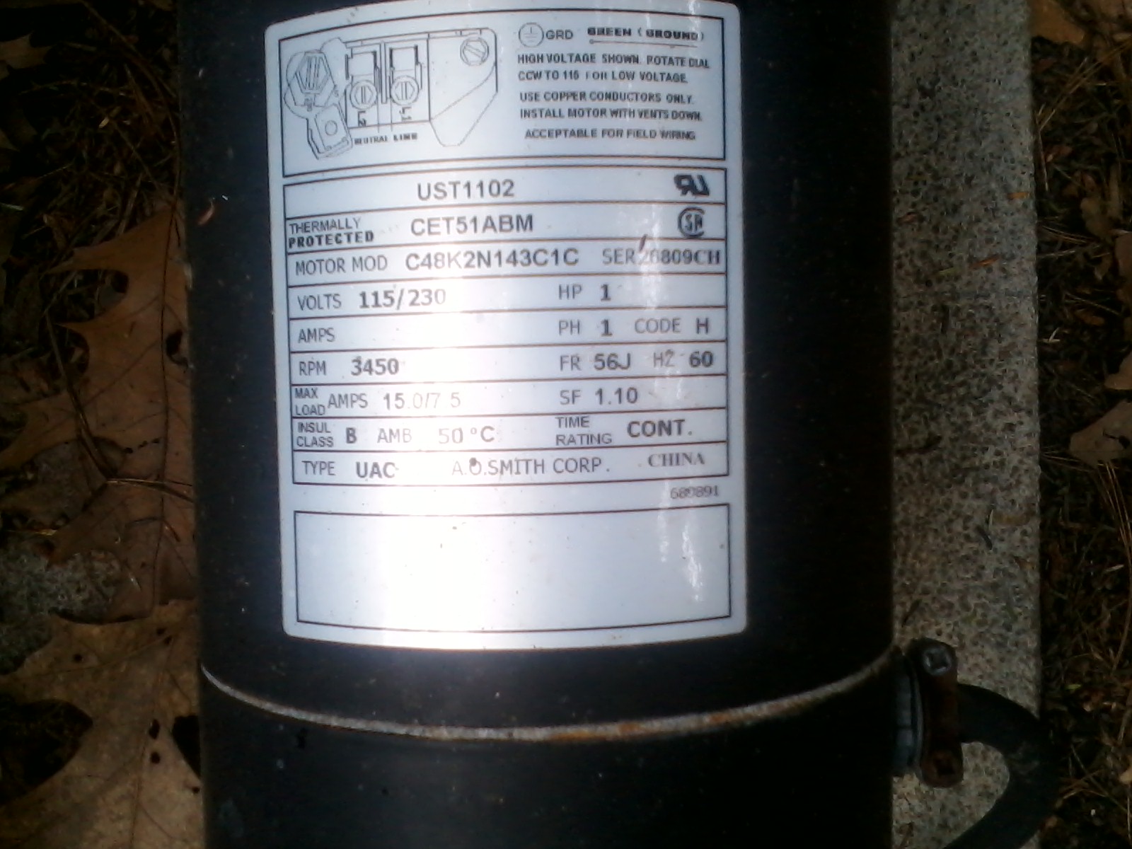 Pureline 1.5 H.P In Ground Pool Pump - PL1601