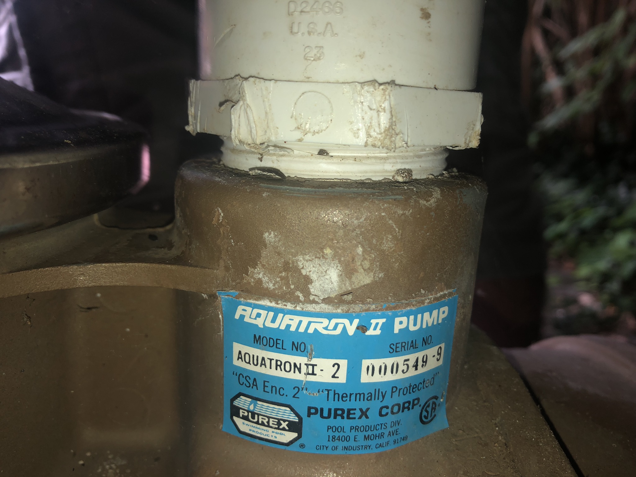 Pureline 1.5 H.P In Ground Pool Pump - PL1601