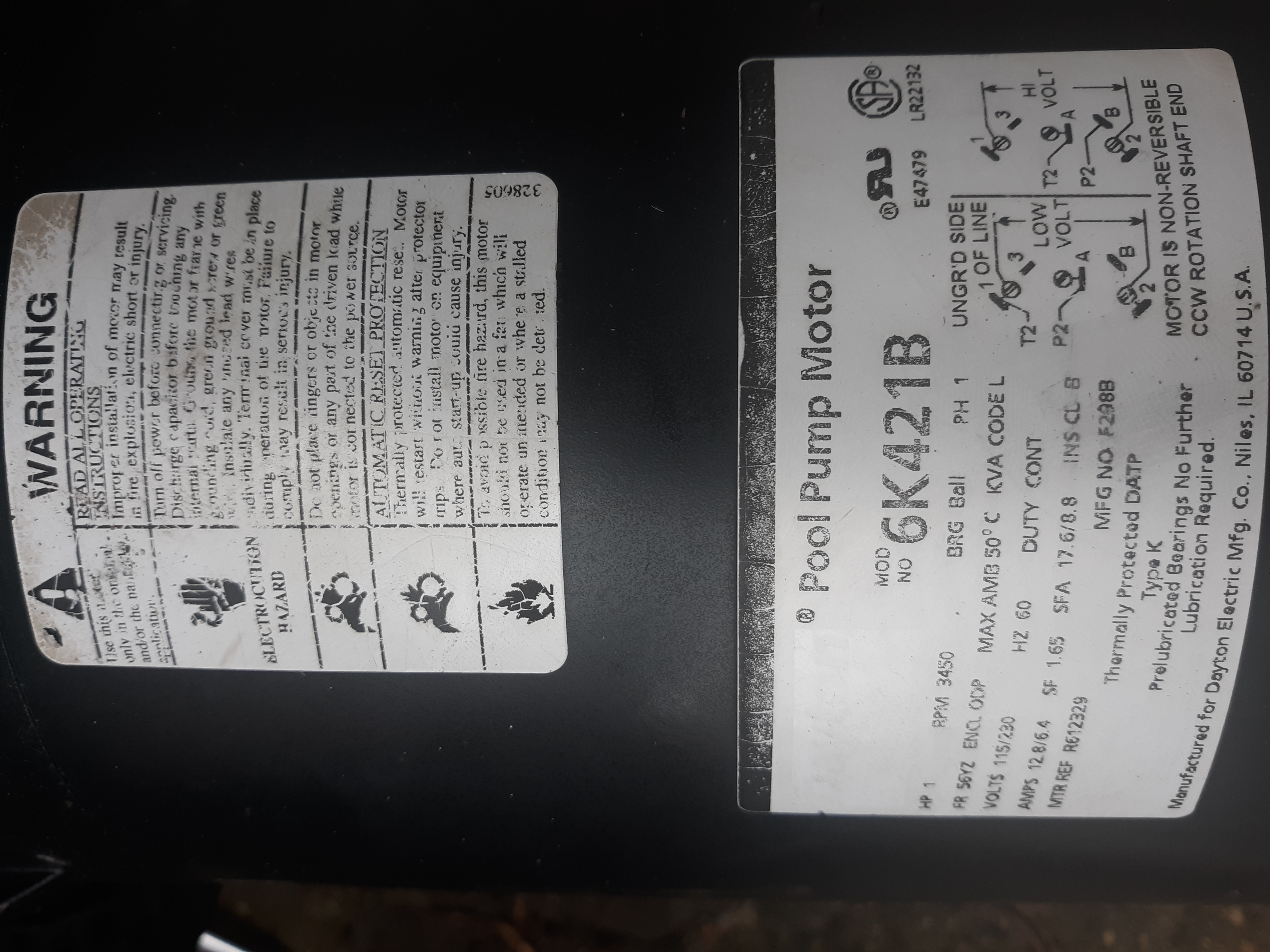 Pureline 1.5 H.P In Ground Pool Pump - PL1601