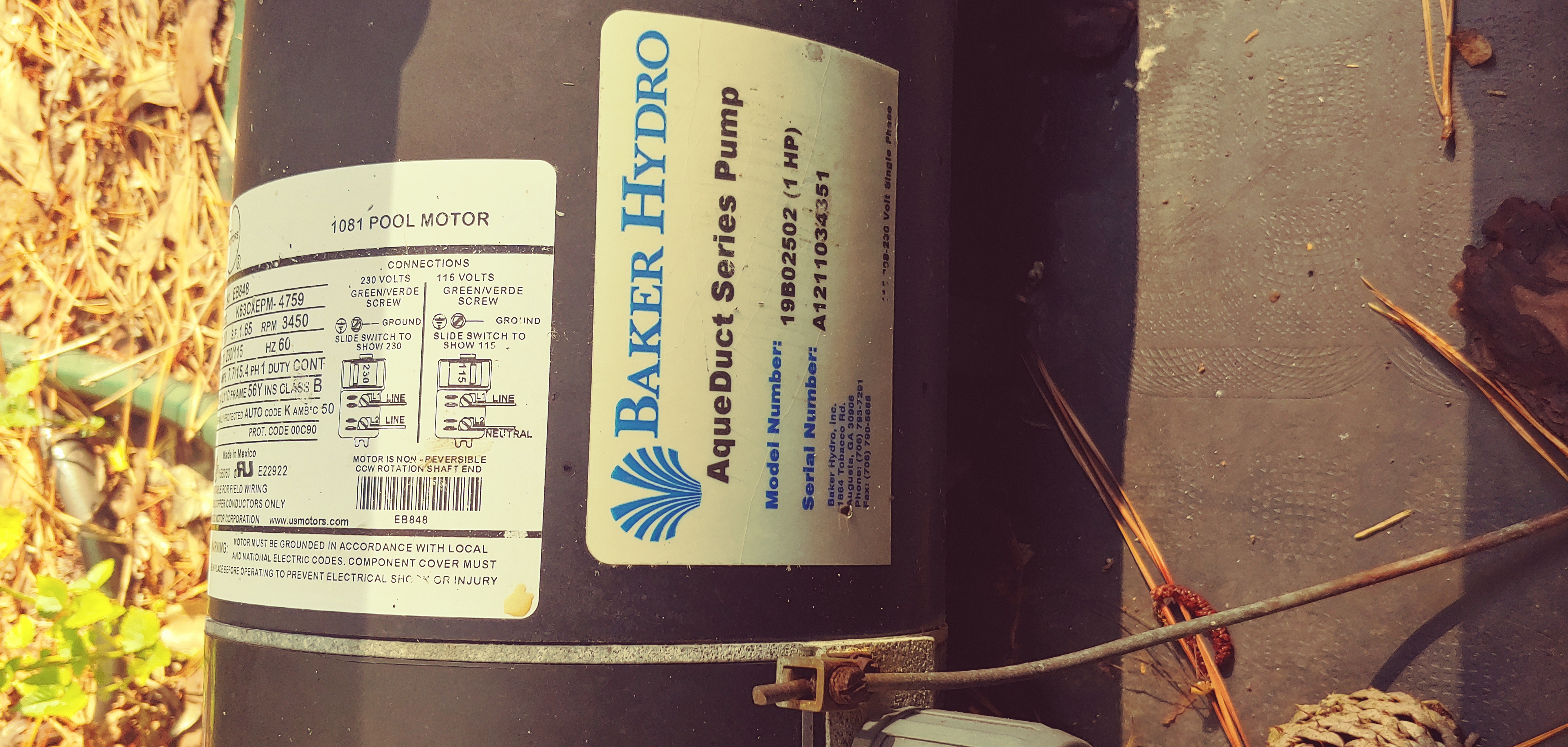 Pureline 1.5 H.P In Ground Pool Pump - PL1601