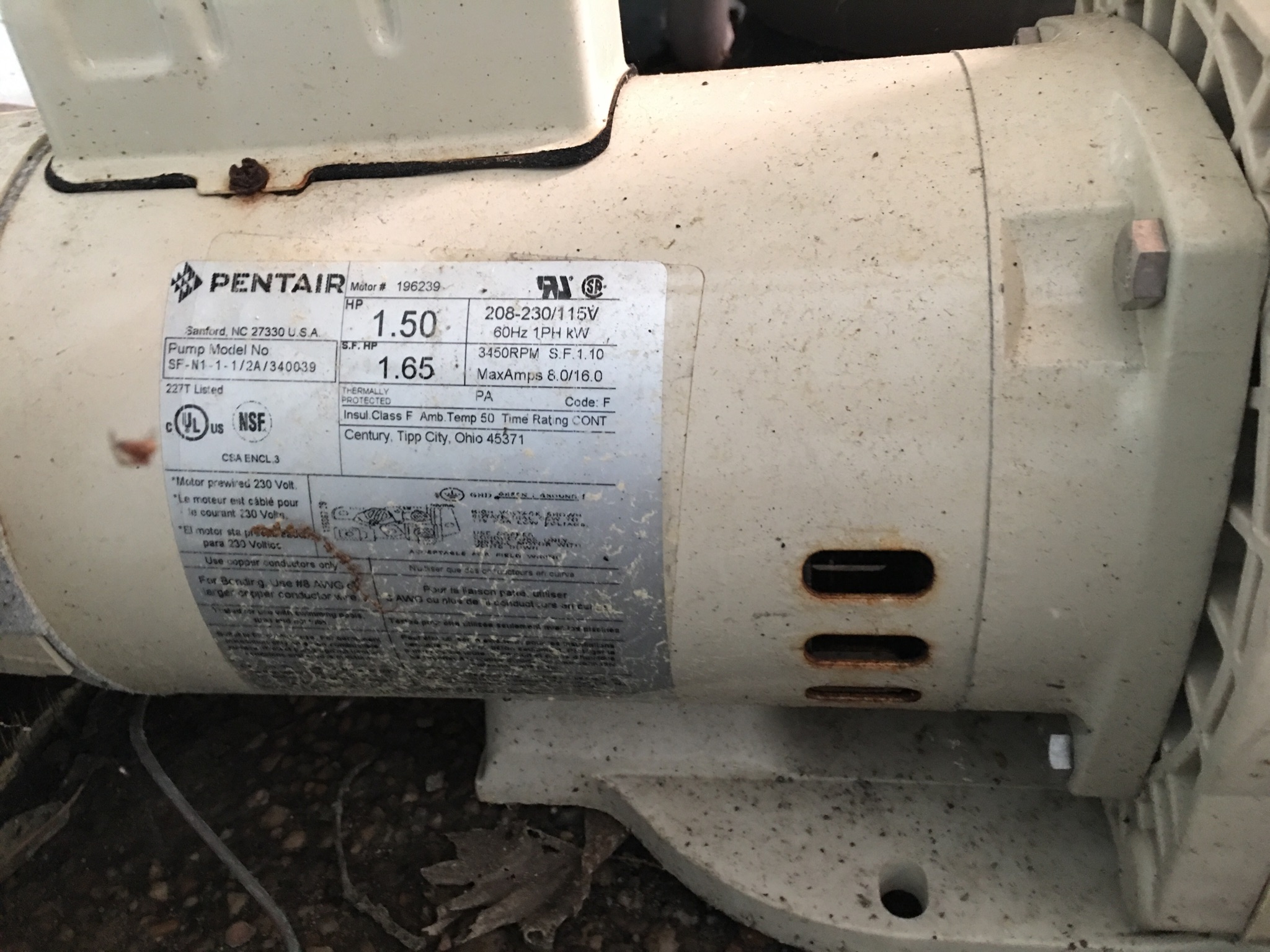 Questions for Pureline 1.5 HP Square Flange 56Y Up Rate