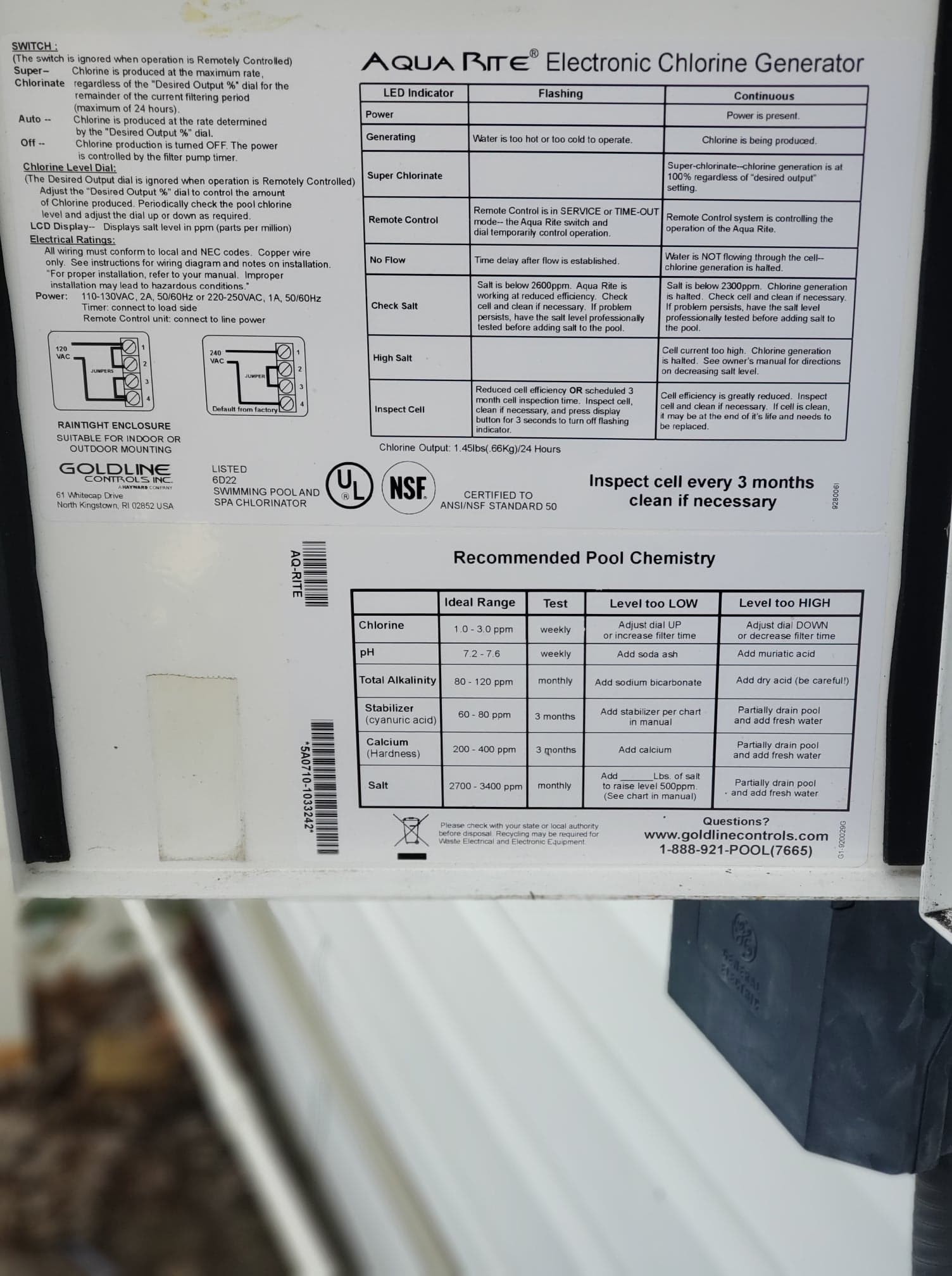 GLX-PCB-RITE Main PCB for Hayward Aquarite | By Pureline | PL7100