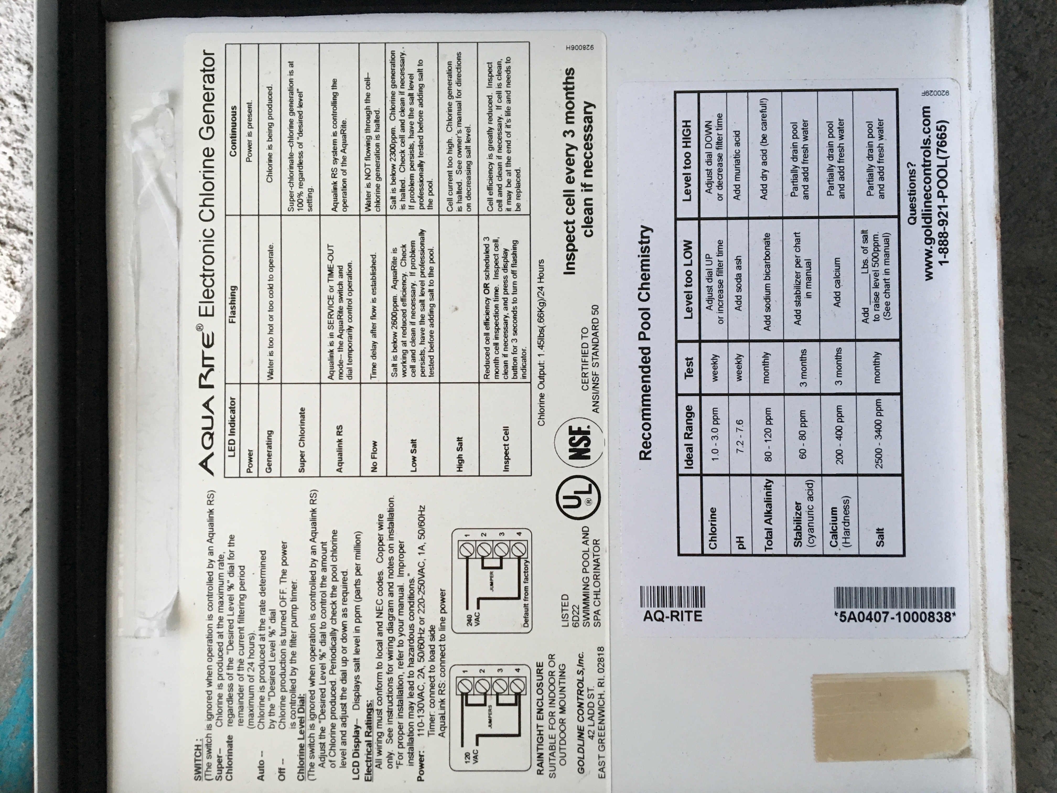 GLX-PCB-RITE Main PCB for Hayward Aquarite | By Pureline | PL7100