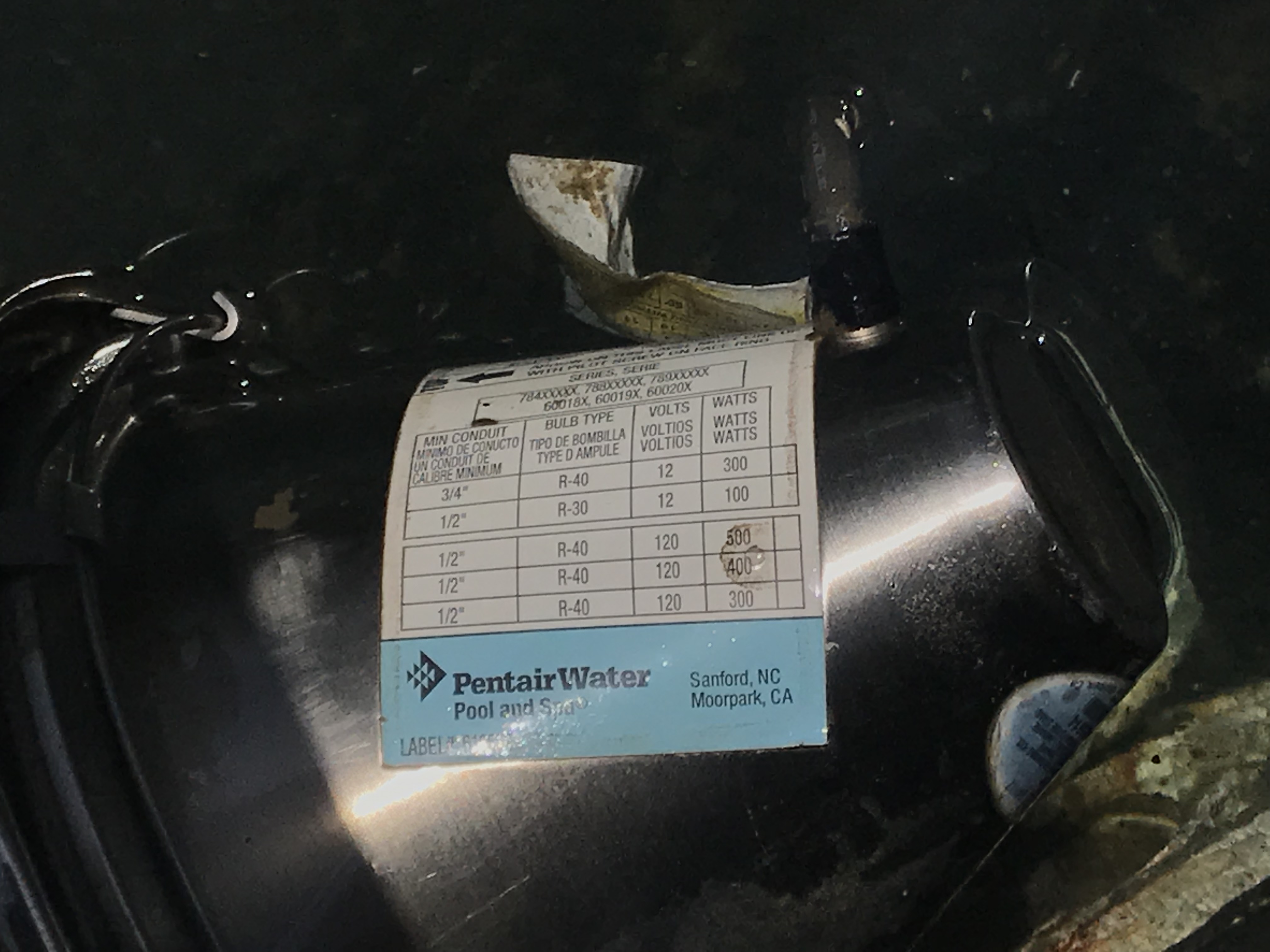 Pureline LED Pool Bulb Color Changing 120V 35W - PL5809