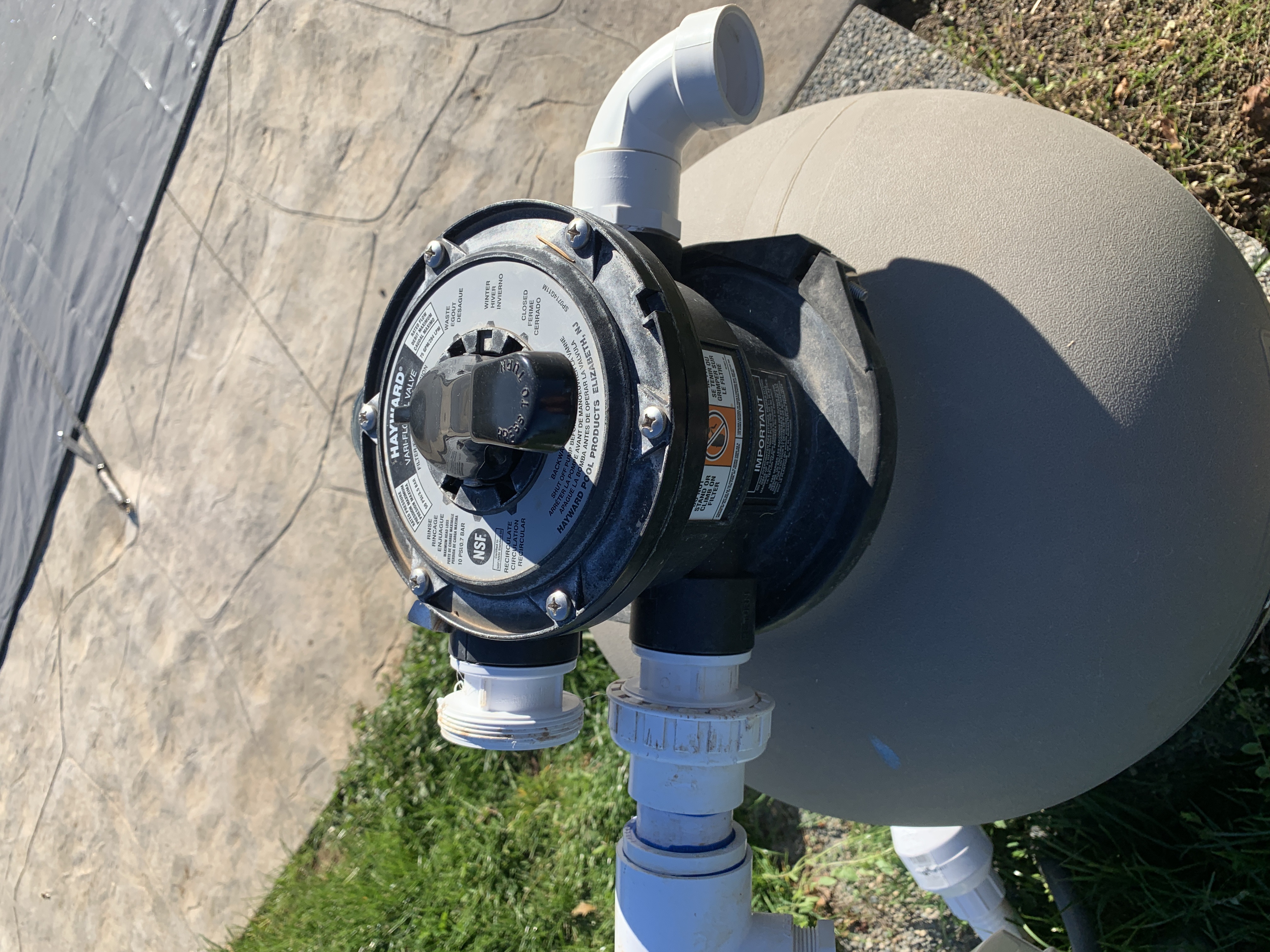 SP0714T 1.5" Vari-Flo XL Top Mount Valve for Hayward Sand Filters | By Pureline | PL0714
