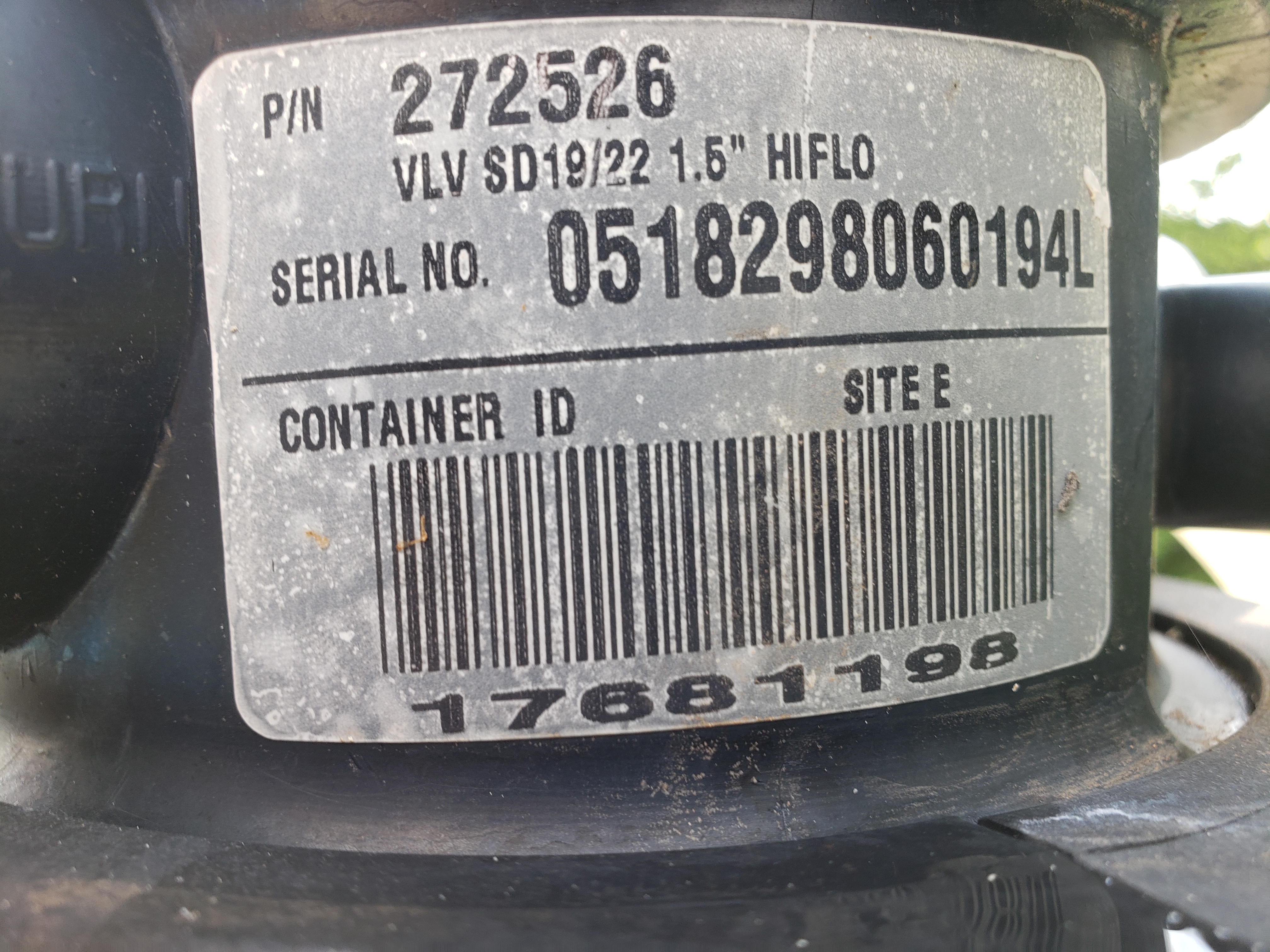 SP0714T 1.5" Vari-Flo XL Top Mount Valve for Hayward Sand Filters | By Pureline | PL0714