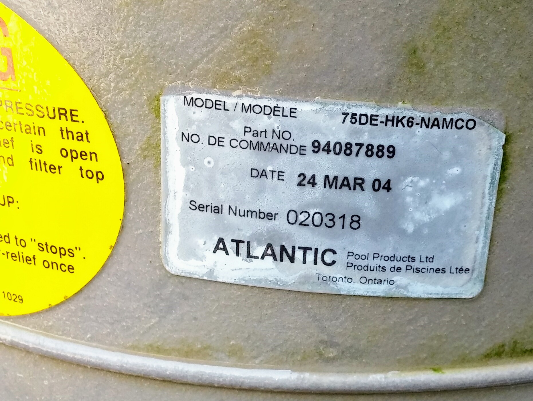 Speck E71 1.5 HP Single Speed Above Ground Pool Pump (E71III) AG196