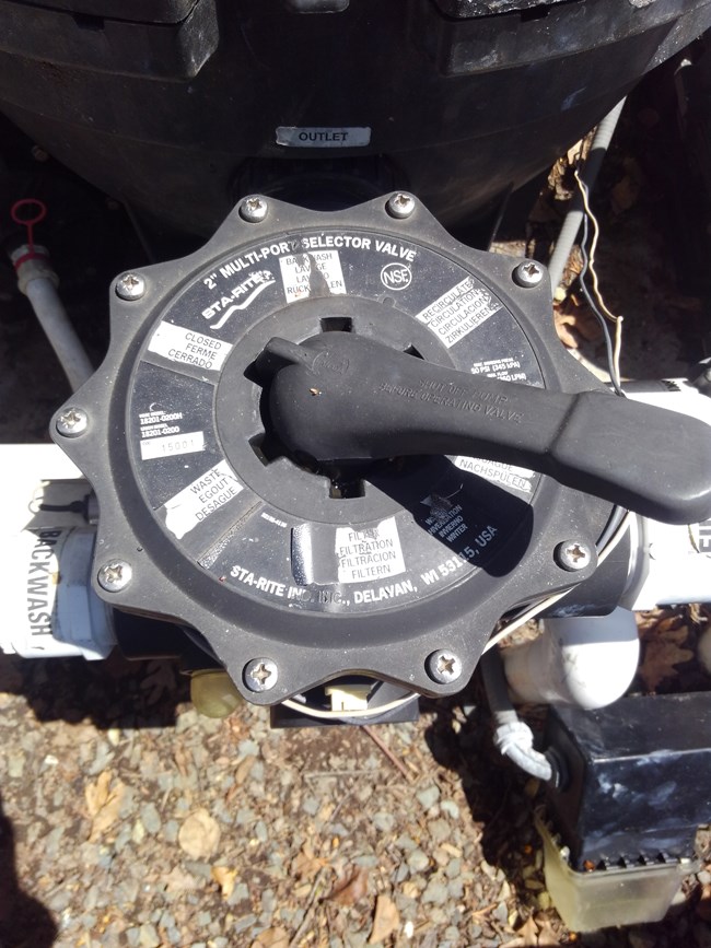 Sta-Rite 18201-0200 ABS 6-Position Multiport Valve - 2" Port For Pool/DE Filters