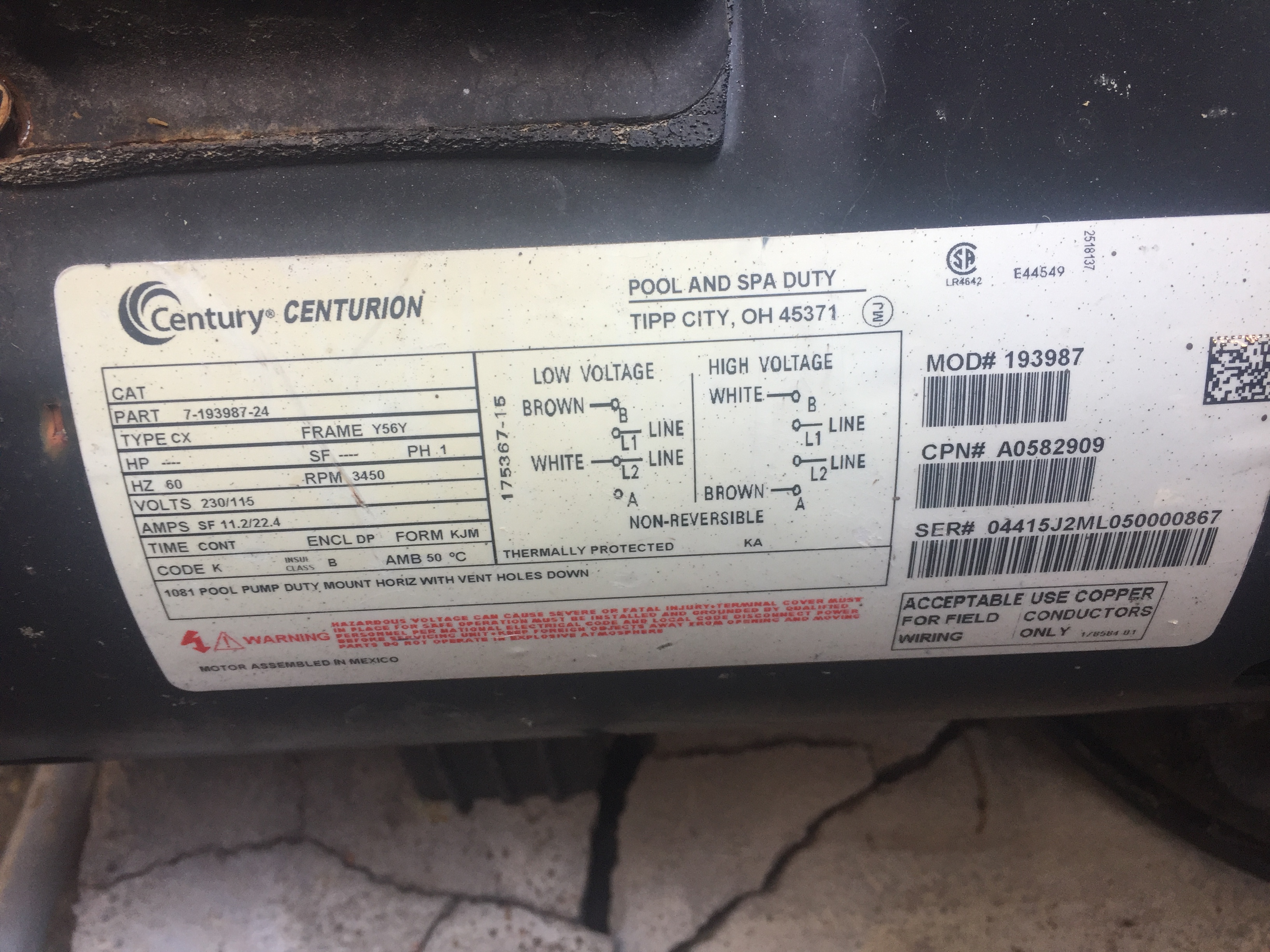 Pool Pump Run Capacitor, 30 MFD, 2444 - 5VR0303