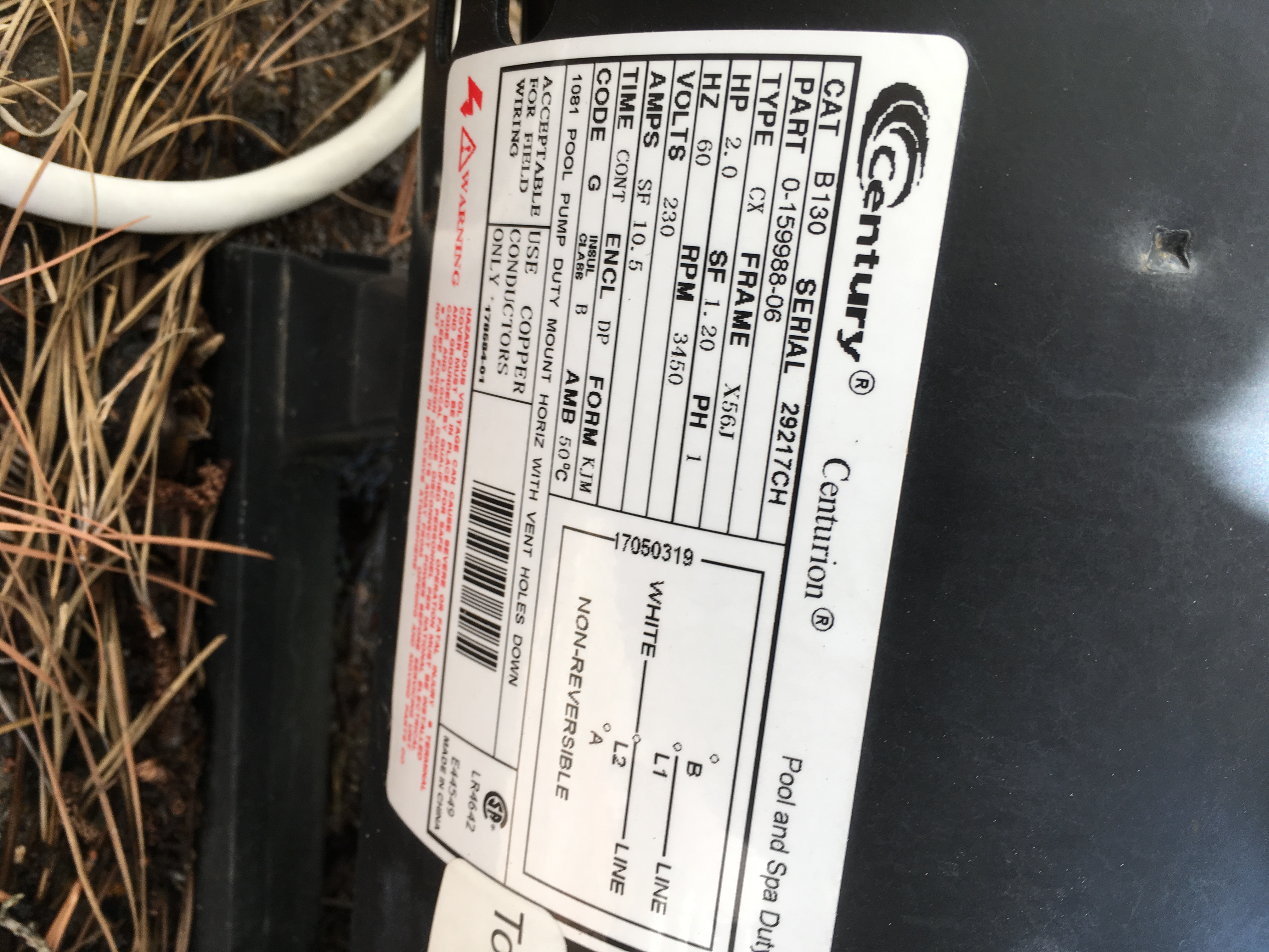 Pool Pump Run Capacitor, 30 MFD, 2444 - 5VR0303