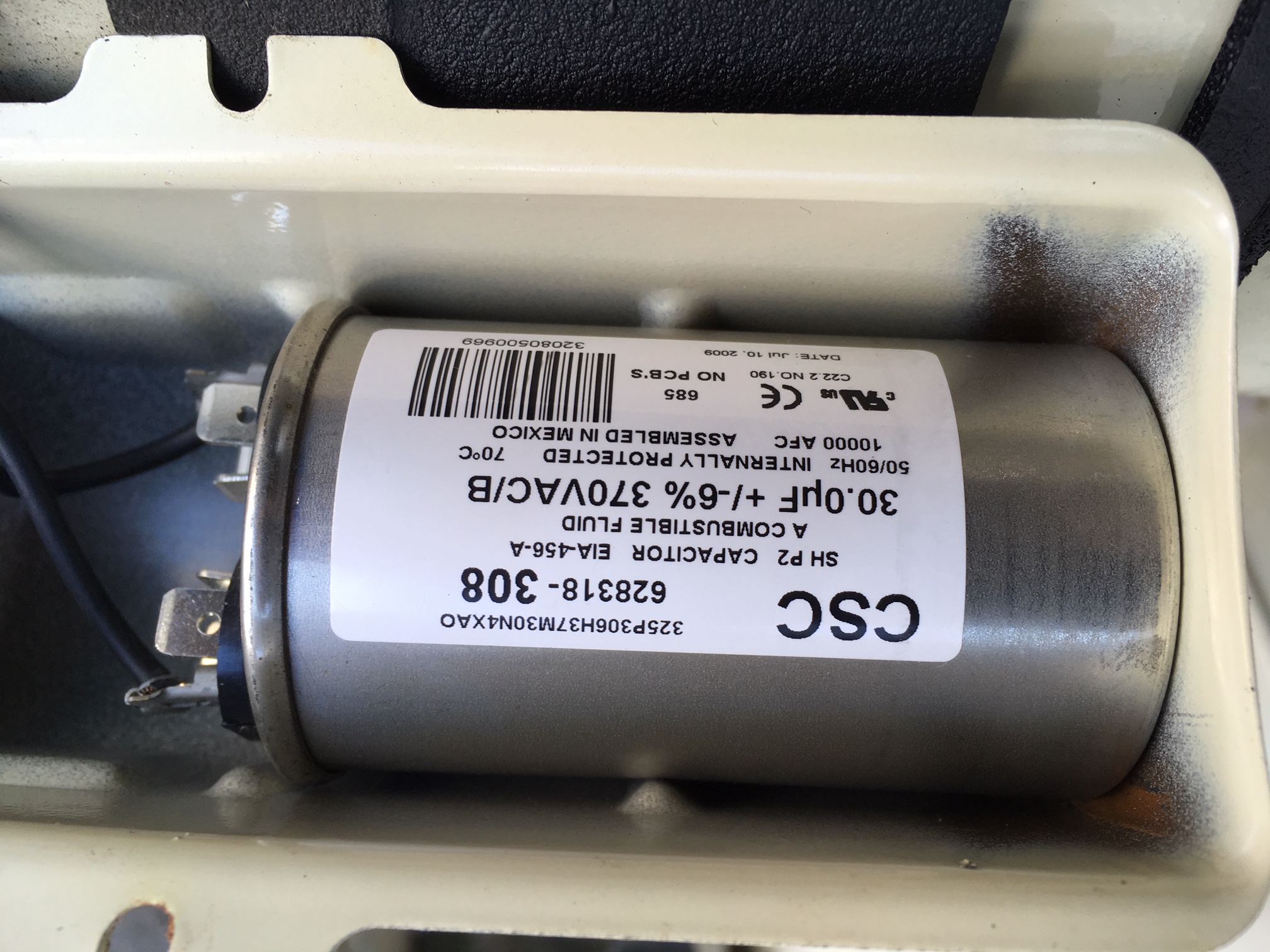 Questions for Pool Pump Run Capacitor, 30 MFD, 2444