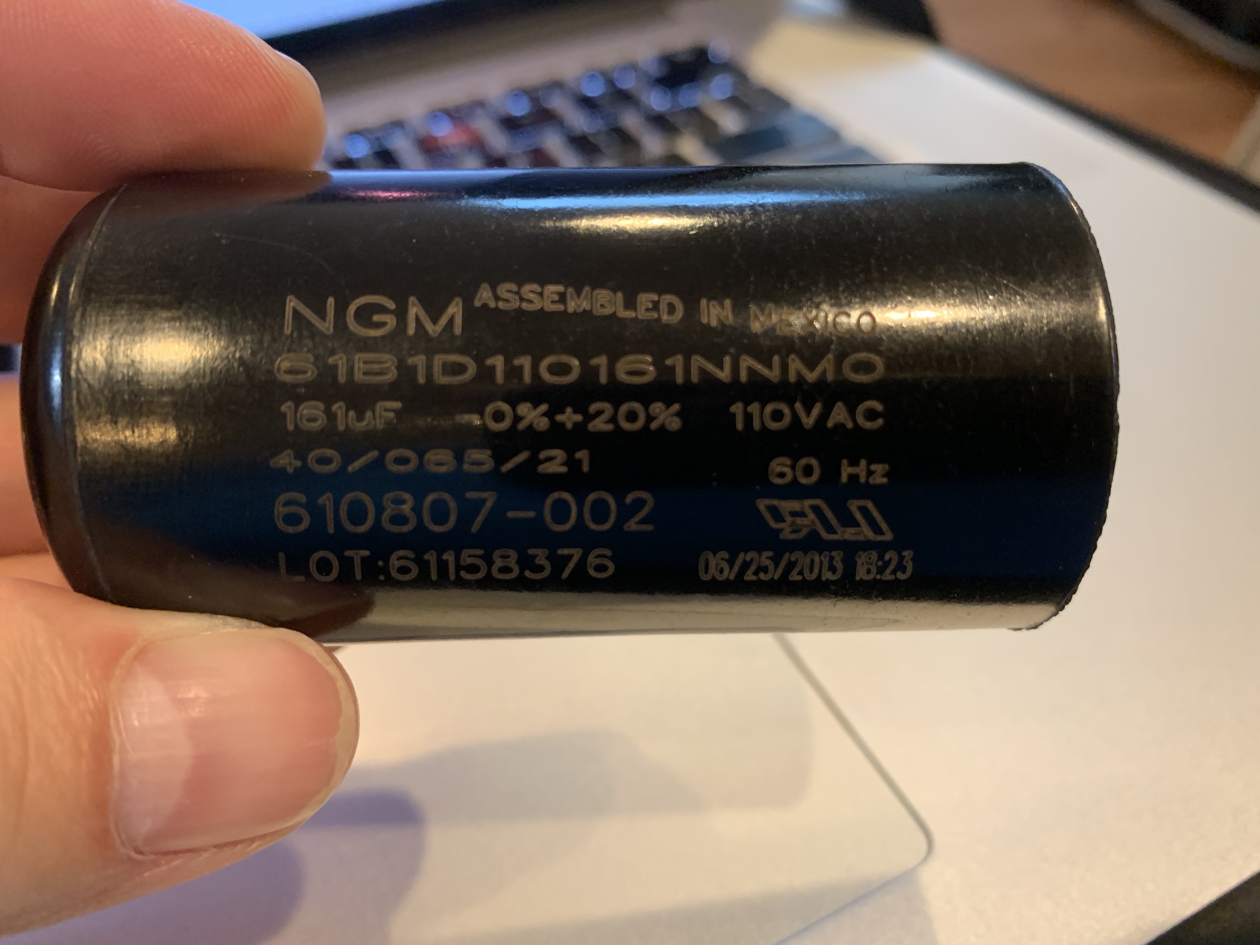 Questions for U.S. Seal Manufacturing Start Capacitor for Questions for U.S. Seal Manufacturing Start Capacitor for