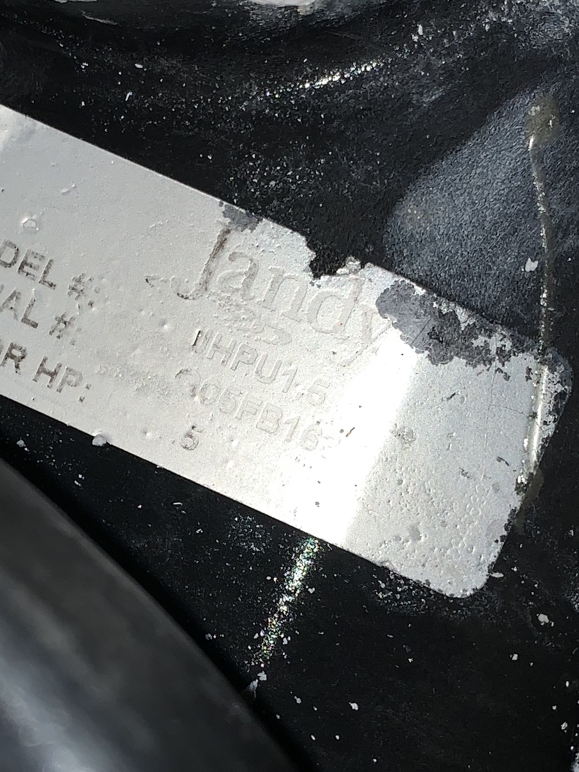 Waterco Half Union, 2" SLIP, 2.5" SPG - 63406550BLK