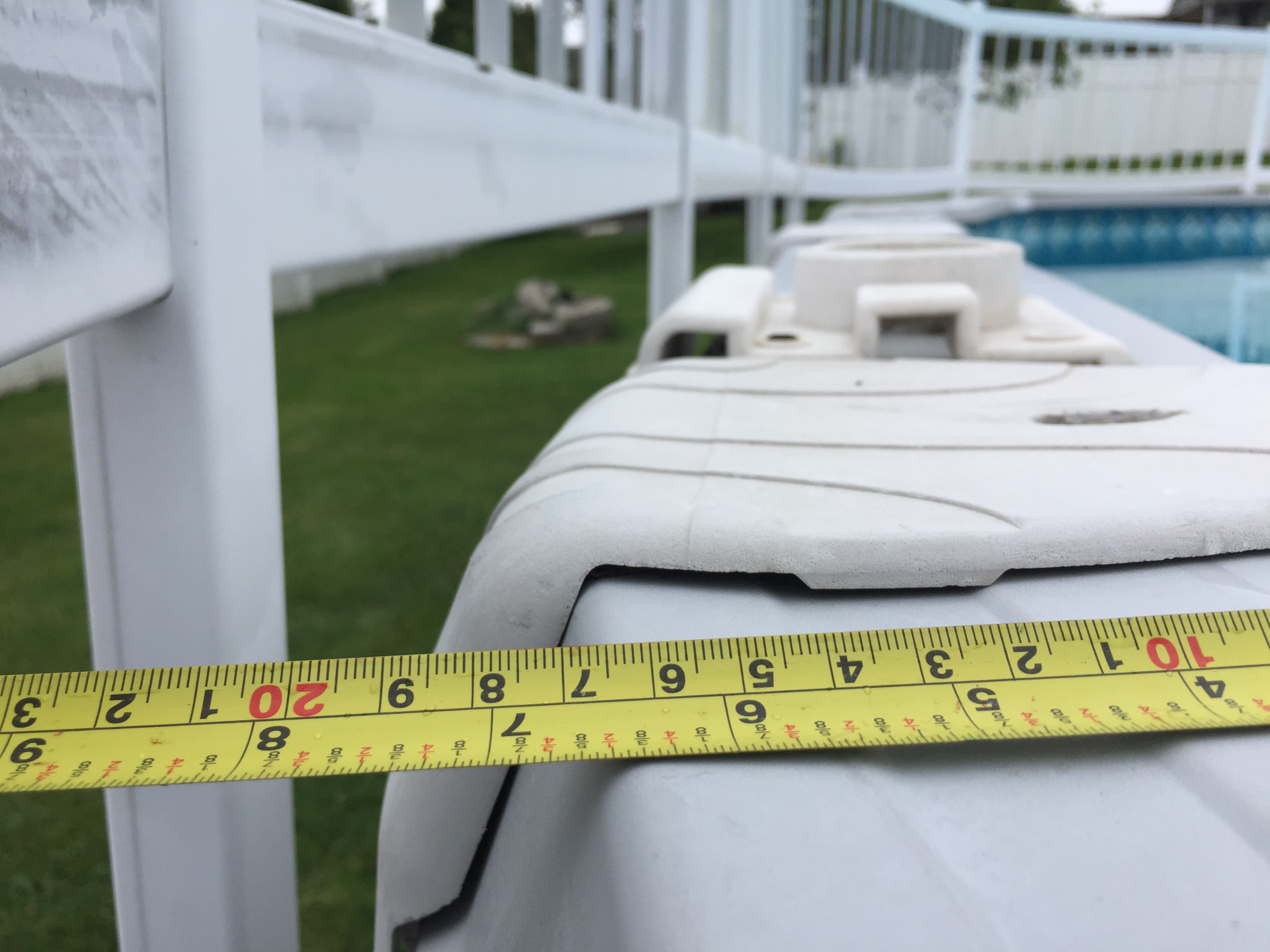 Wilbar Century Epic Top Rail, 7" x 56-7/8", Single - 1450796