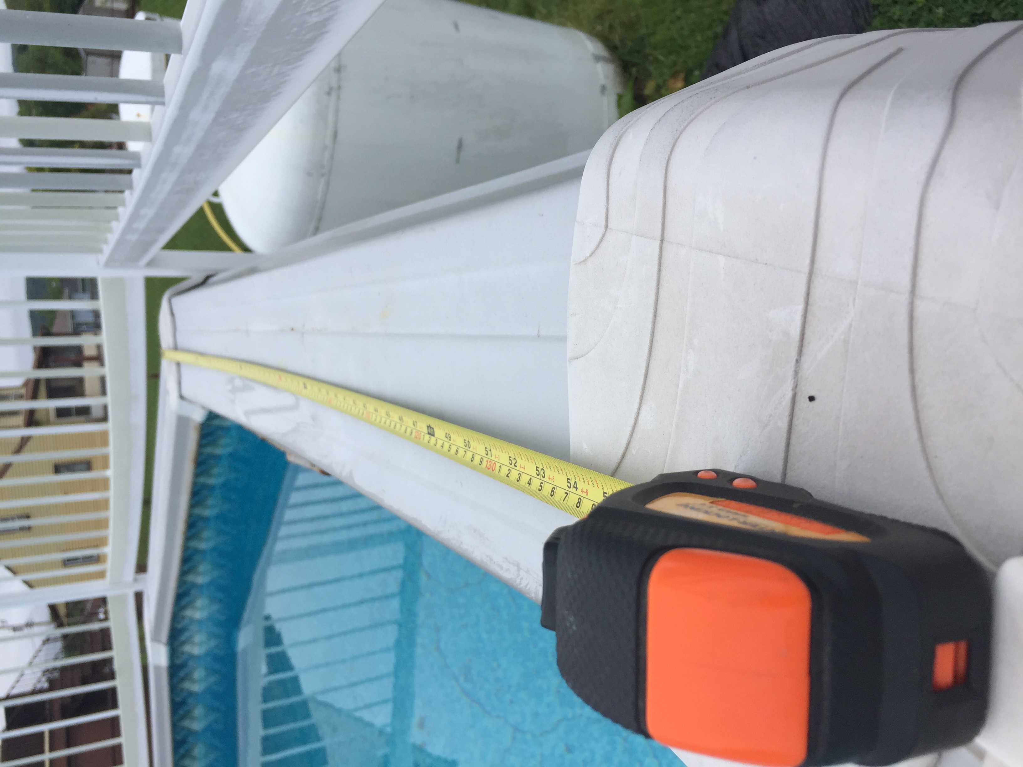 Wilbar Century Epic Top Rail, 7" x 56-7/8", Single - 1450796